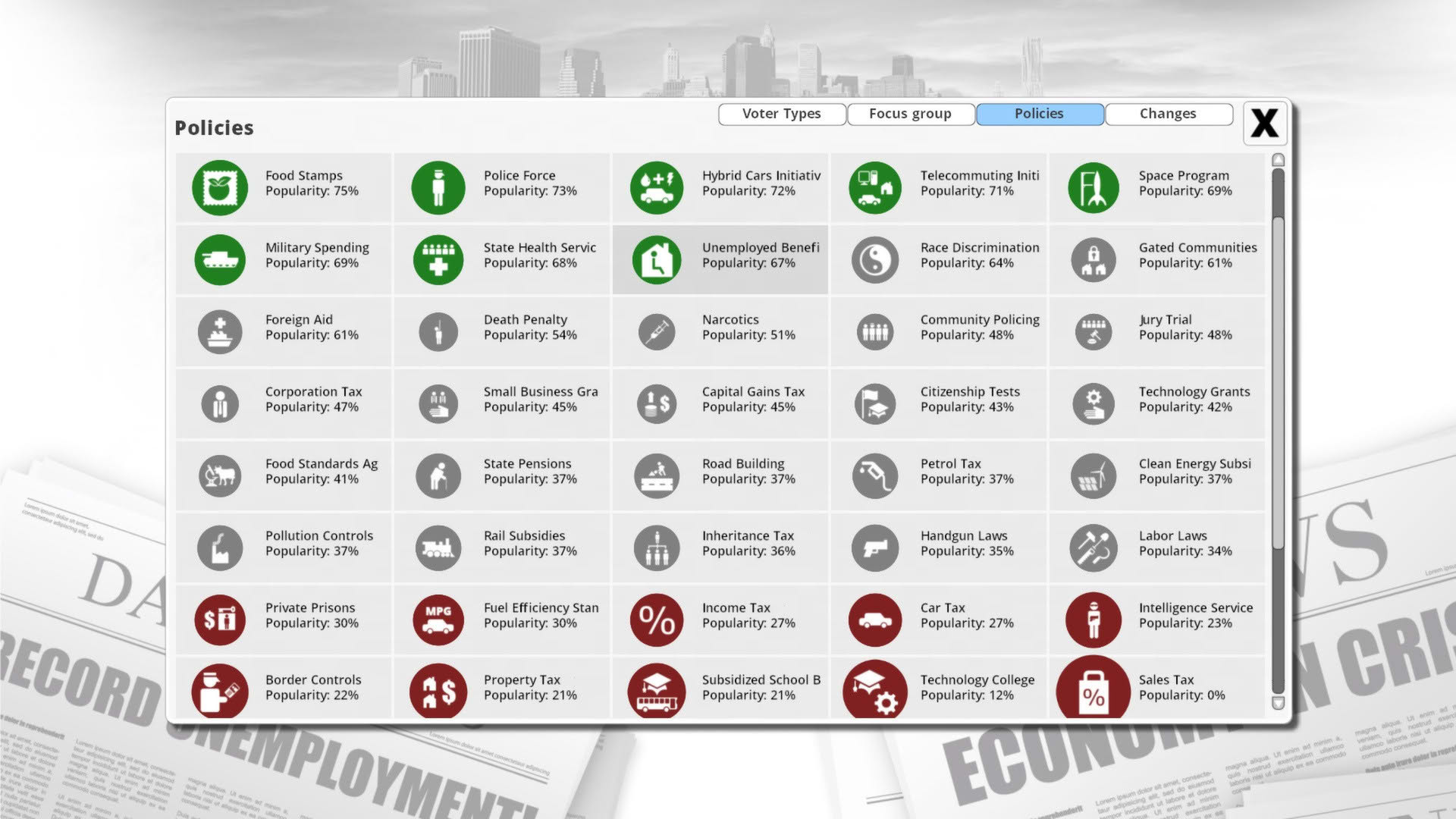 Screenshot for Democracy 3