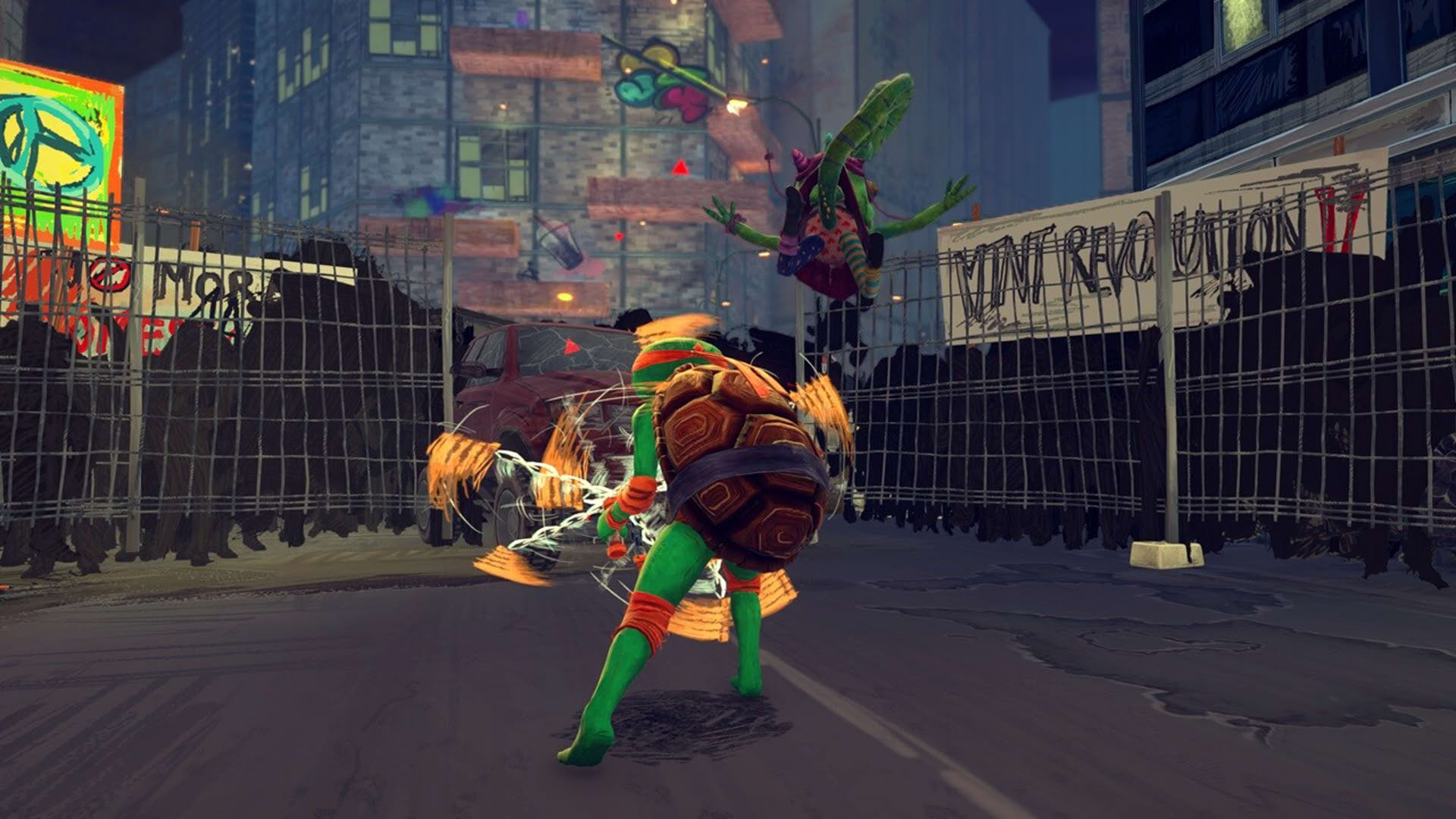 Screenshot for Teenage Mutant Ninja Turtles: Mutants Unleashed