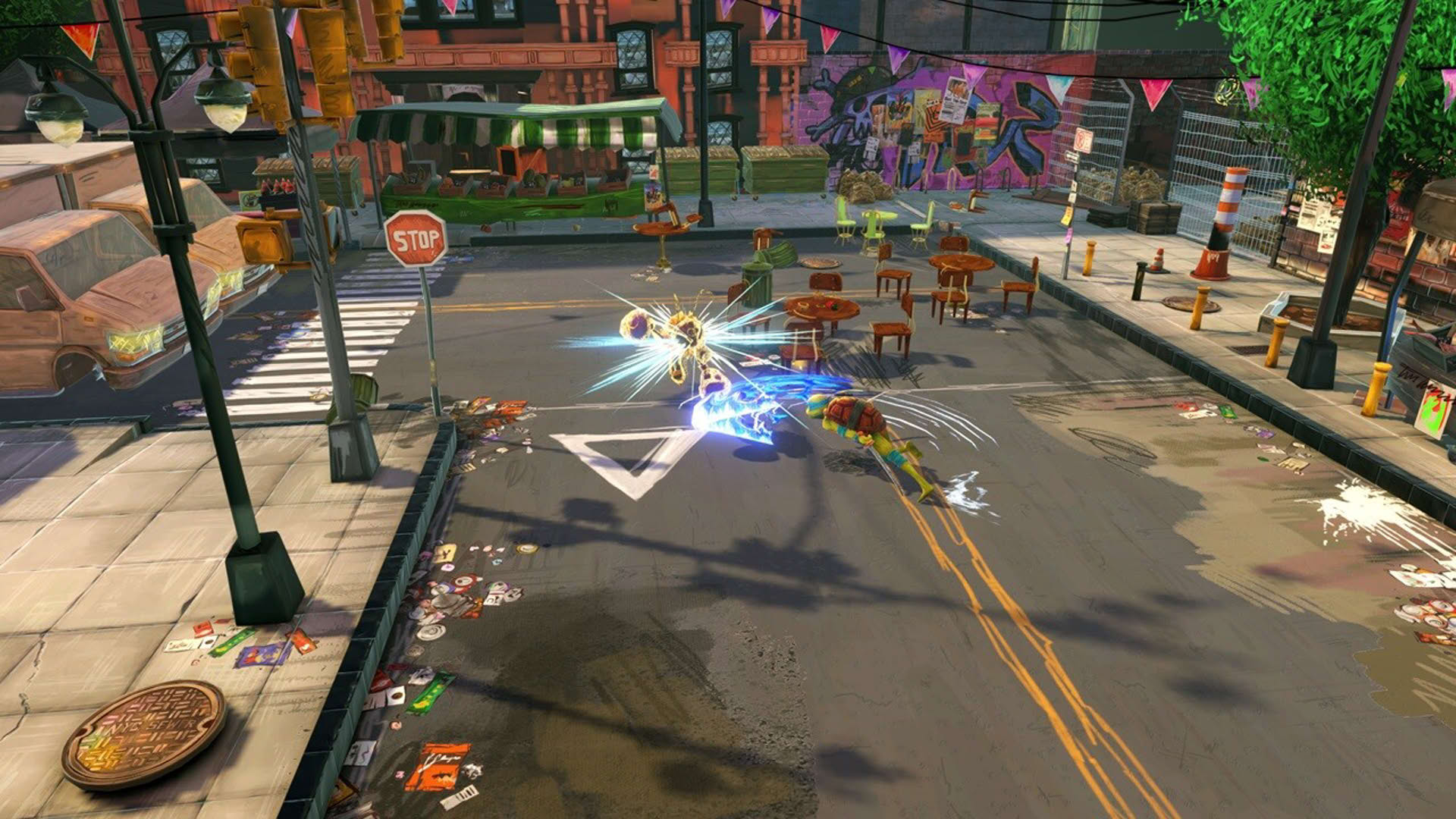 Screenshot for Teenage Mutant Ninja Turtles: Mutants Unleashed