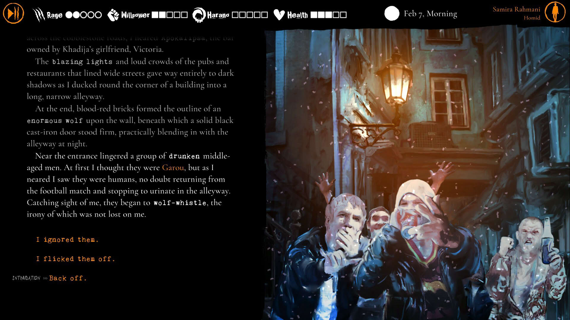 Screenshot for Werewolf: The Apocalypse - Purgatory