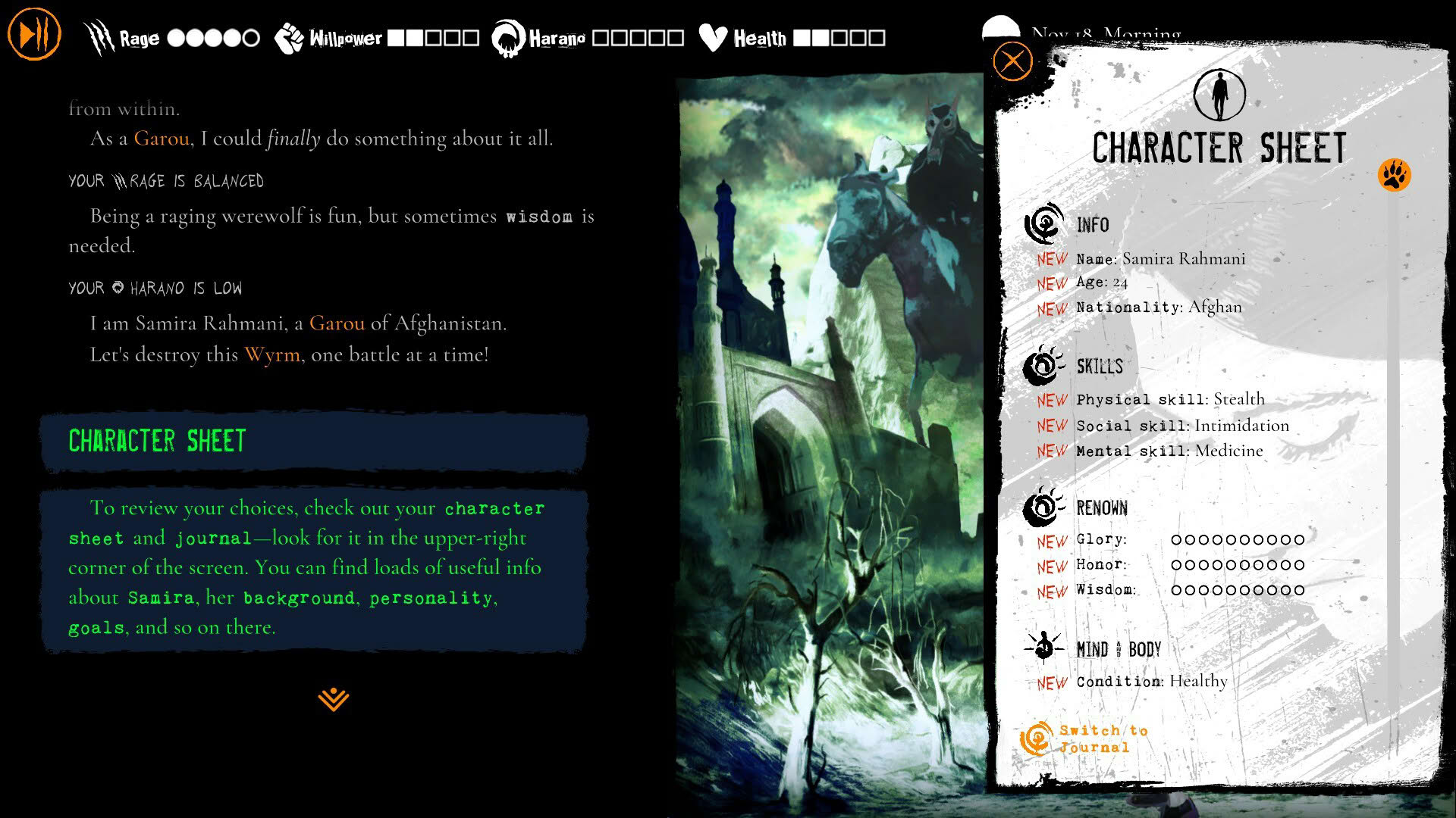 Screenshot for Werewolf: The Apocalypse - Purgatory