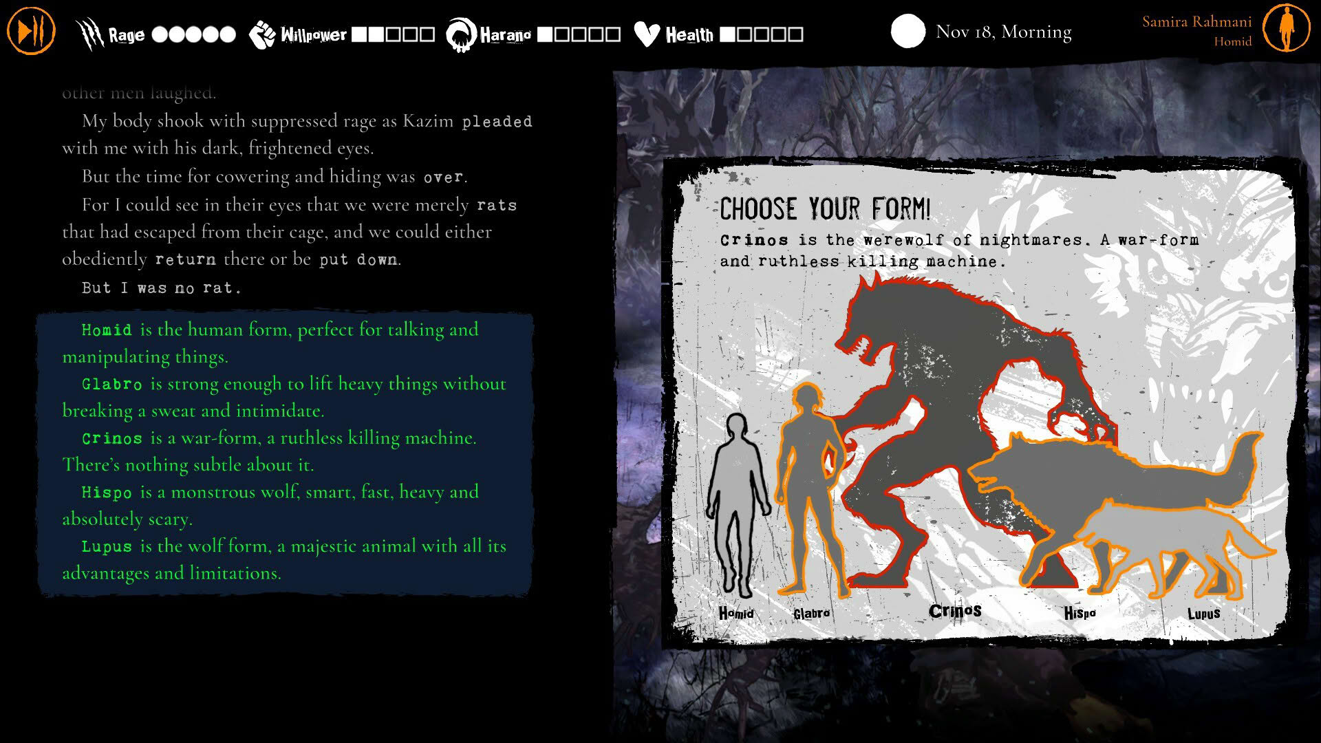 Screenshot for Werewolf: The Apocalypse - Purgatory