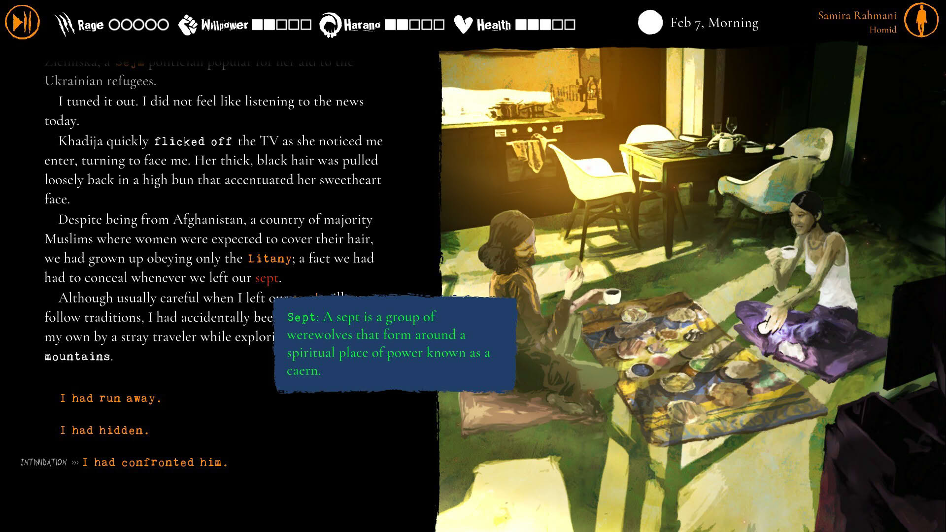 Screenshot for Werewolf: The Apocalypse - Purgatory