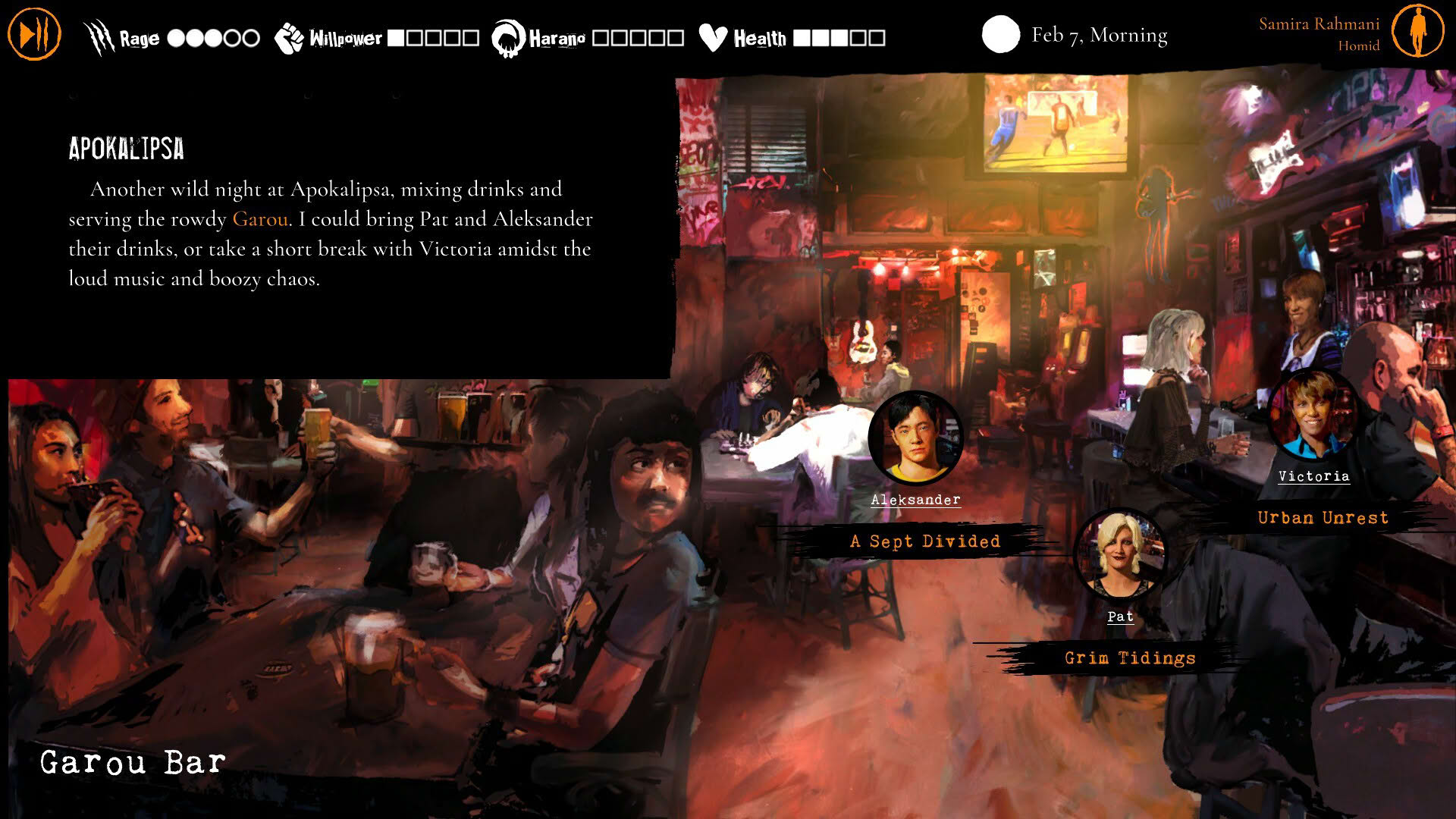 Screenshot for Werewolf: The Apocalypse - Purgatory