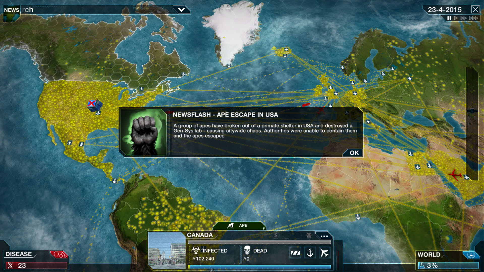 Screenshot for Plague Inc: Evolved