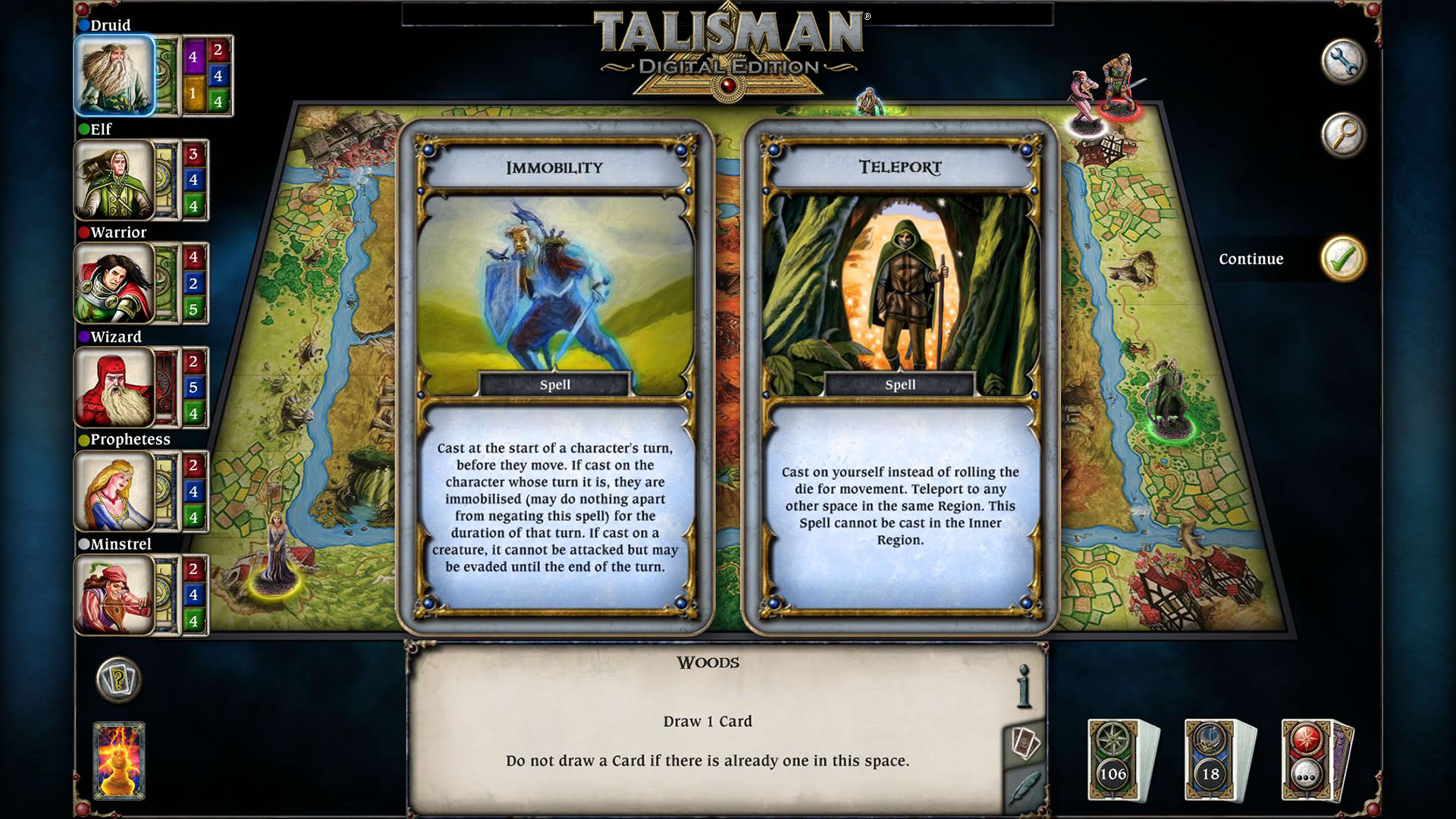 Screenshot for Talisman: Digital Edition