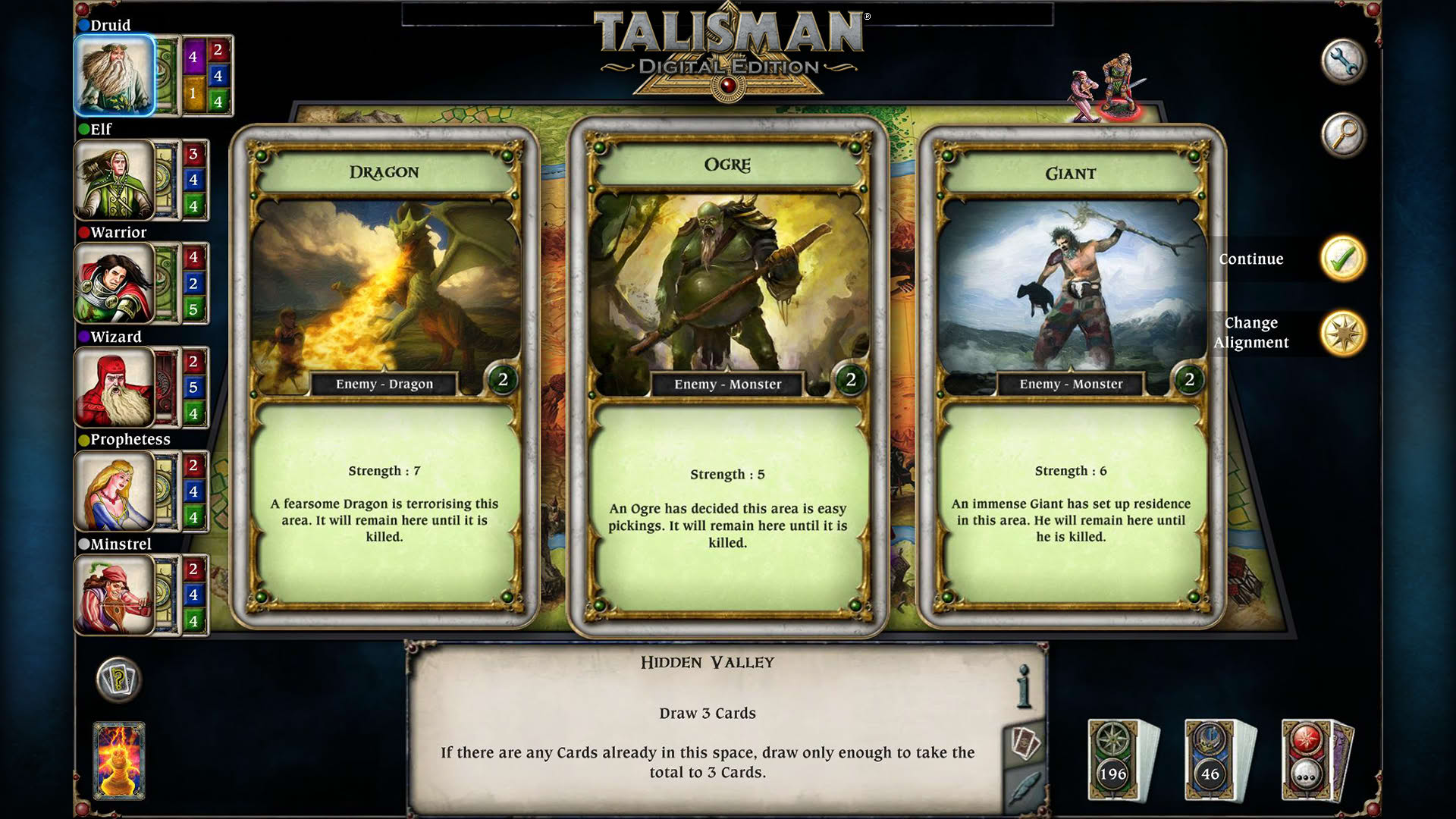 Screenshot for Talisman: Digital Edition