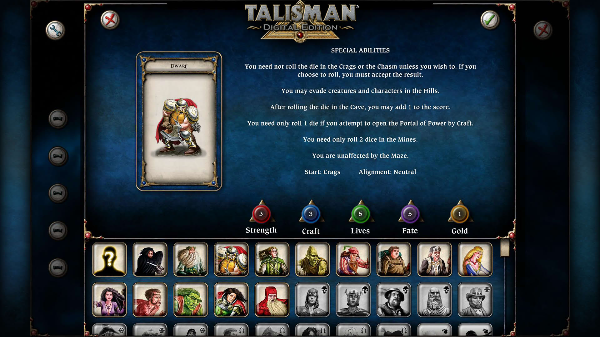 Screenshot for Talisman: Digital Edition