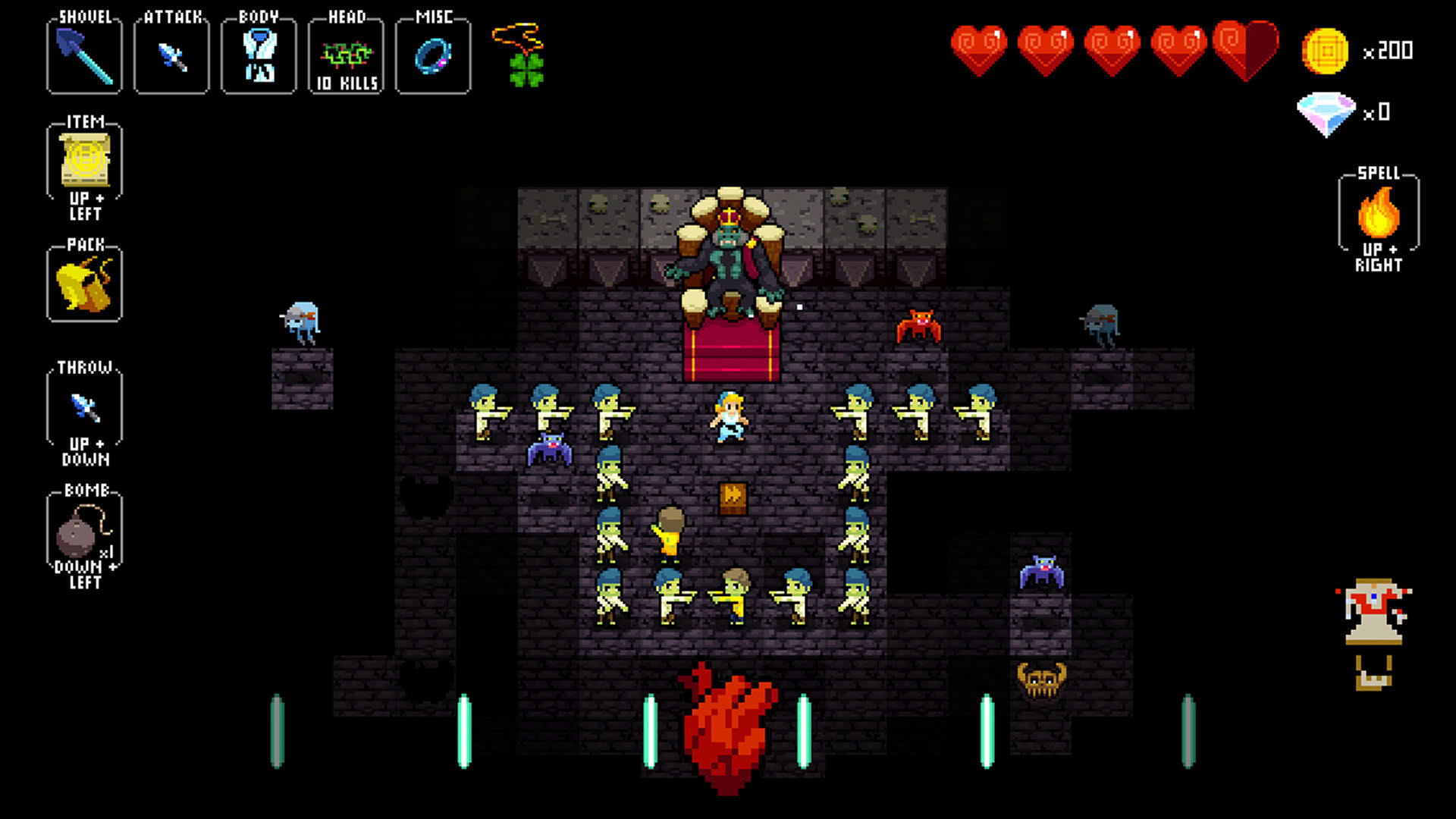 Screenshot for Crypt of the NecroDancer