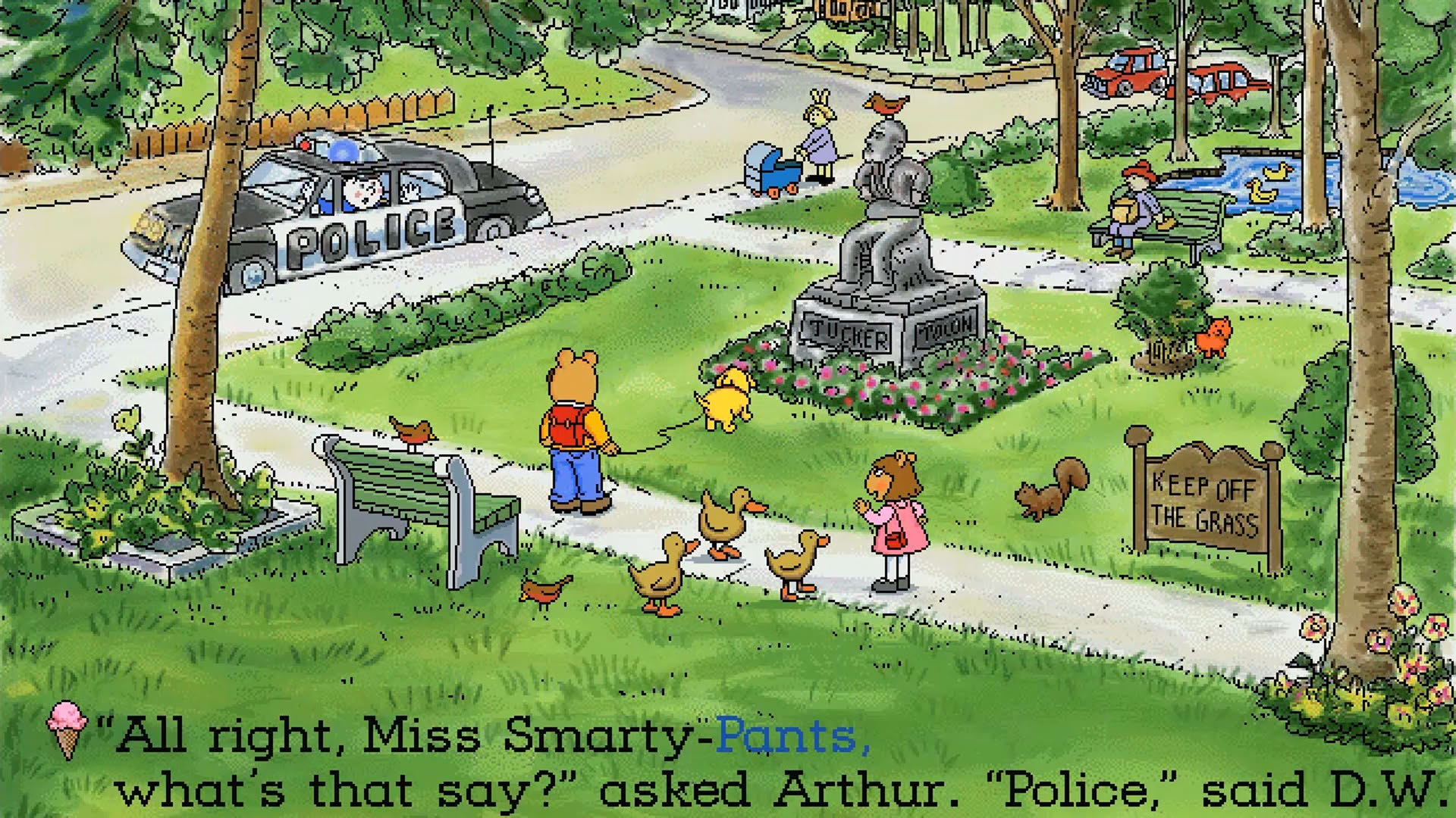 Screenshot for Arthur's Reading Race