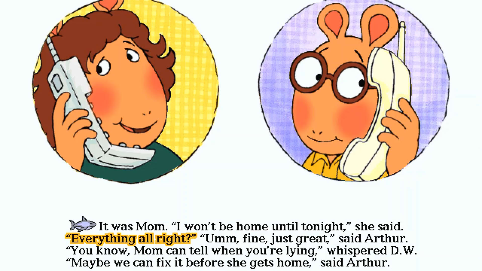 Screenshot for Arthur's Computer Adventure