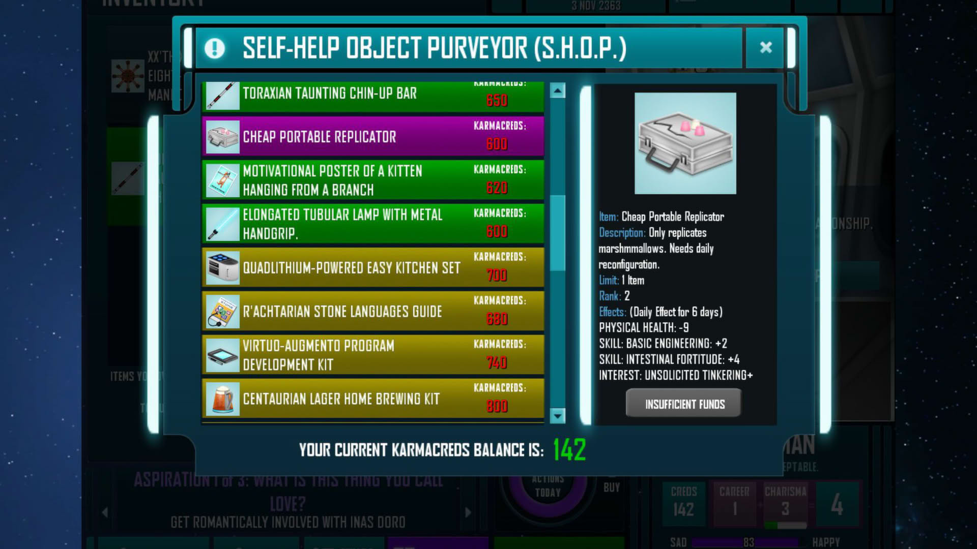 Screenshot for Redshirt