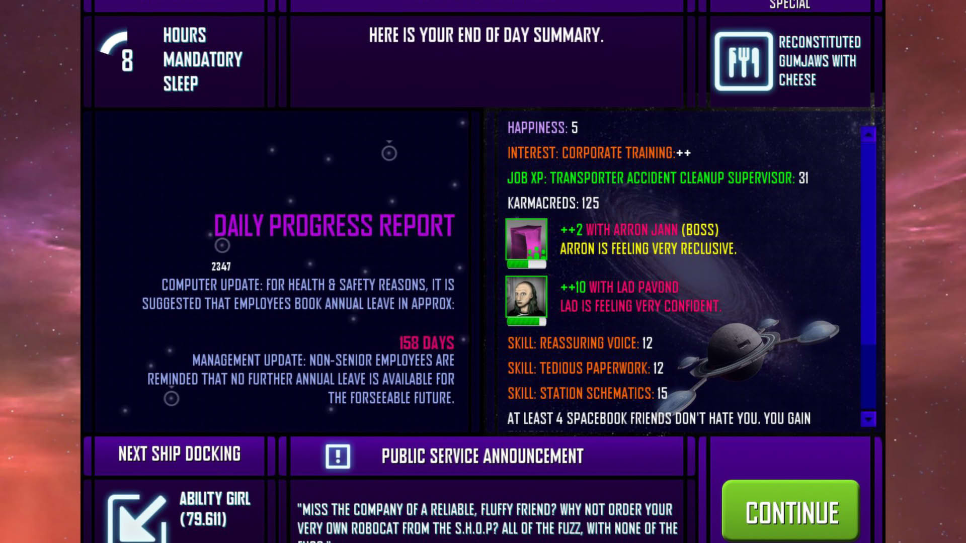 Screenshot for Redshirt
