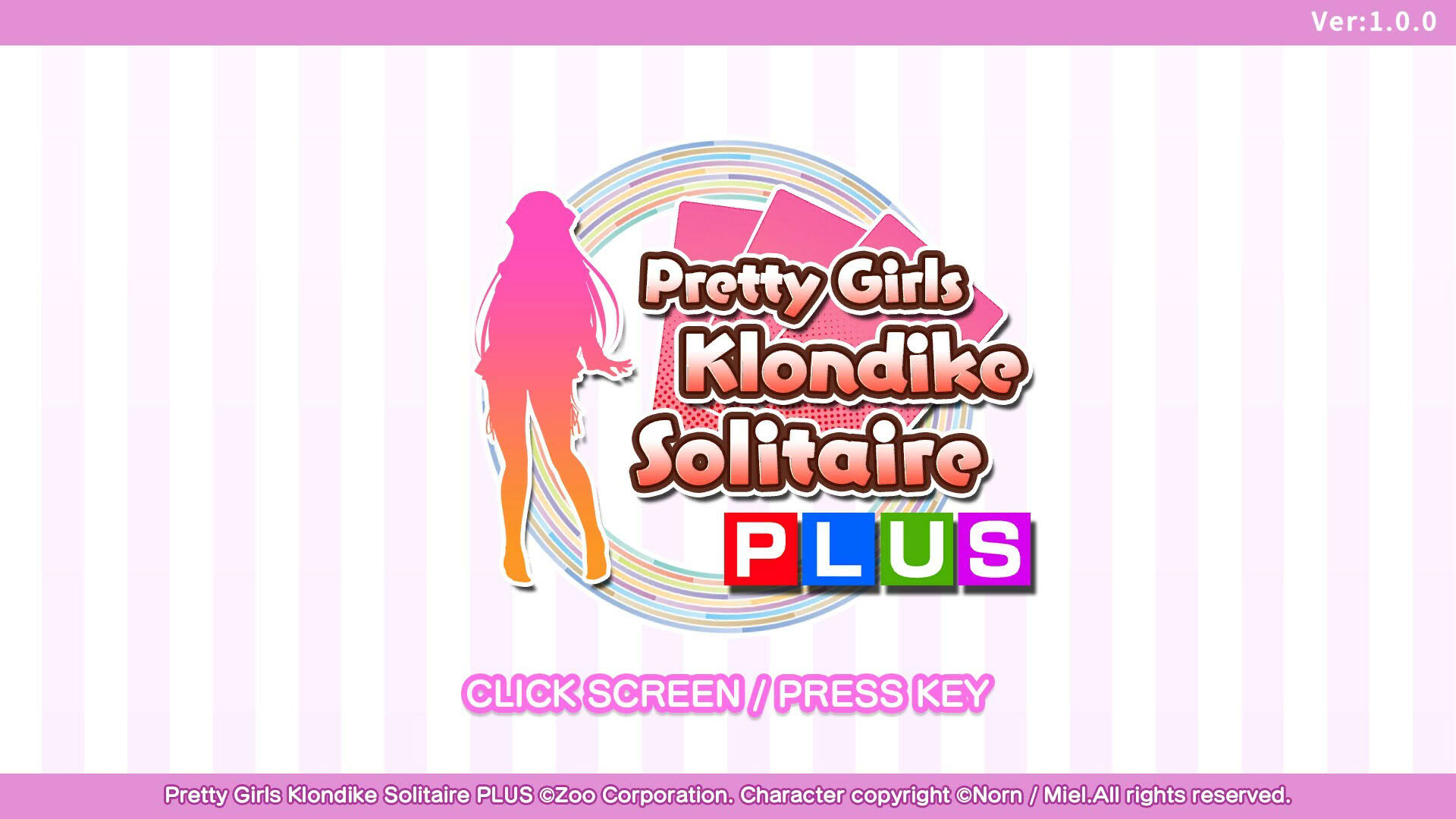 Screenshot for Pretty Girls Klondike Solitaire Plus