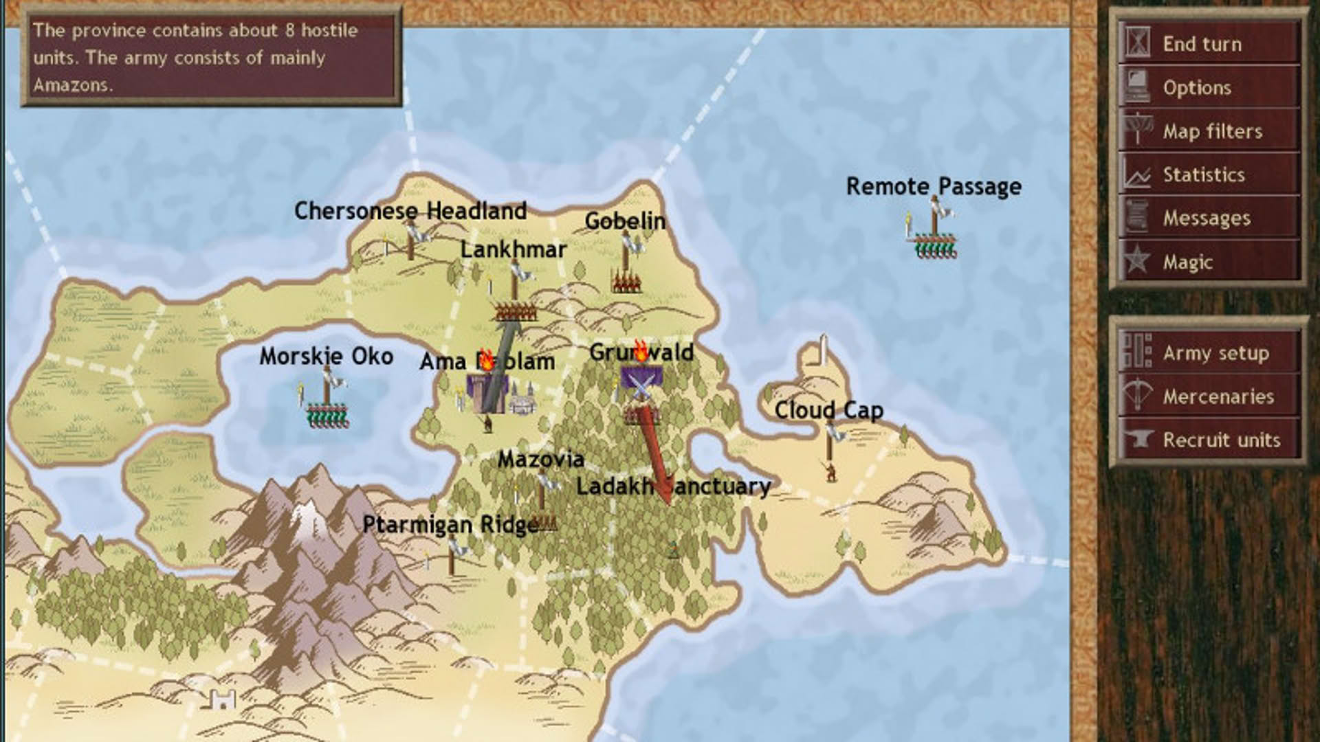 Screenshot for Dominions 3: The Awakening