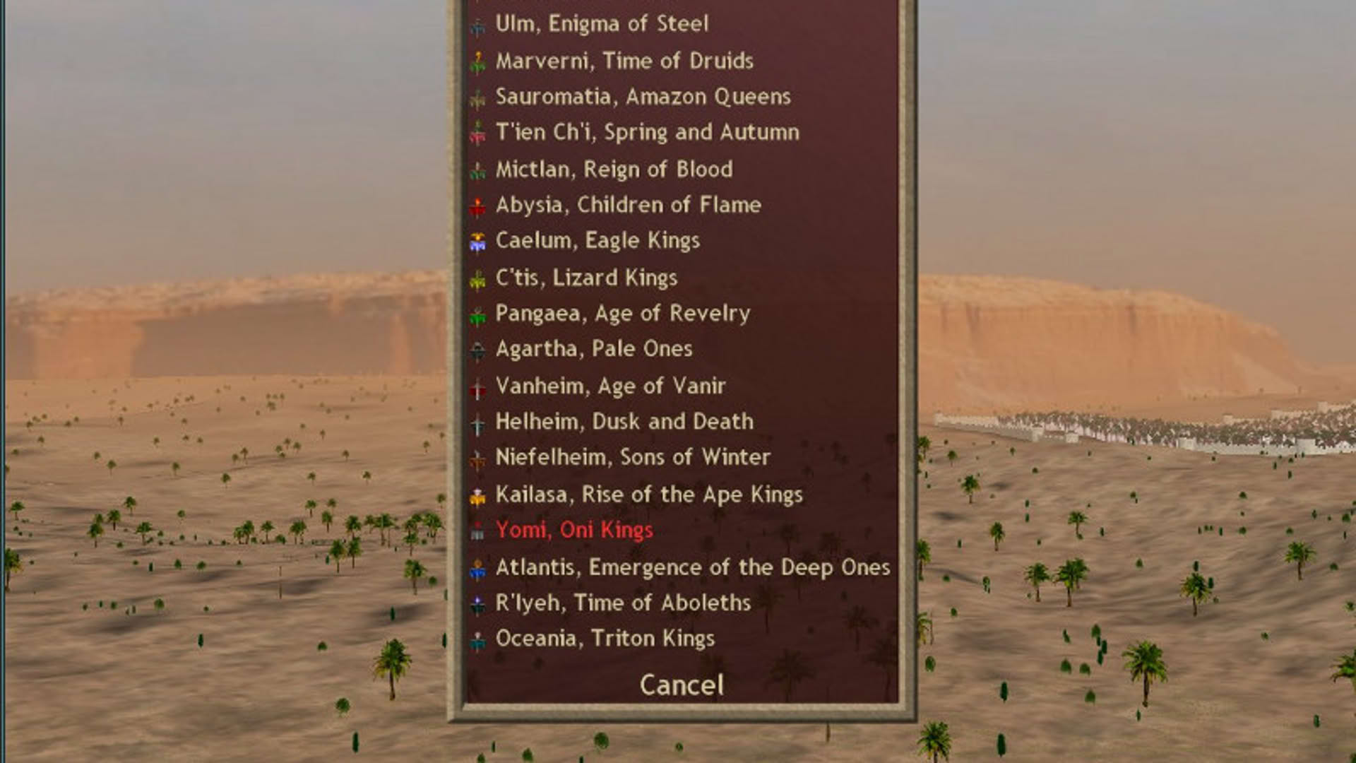 Screenshot for Dominions 3: The Awakening