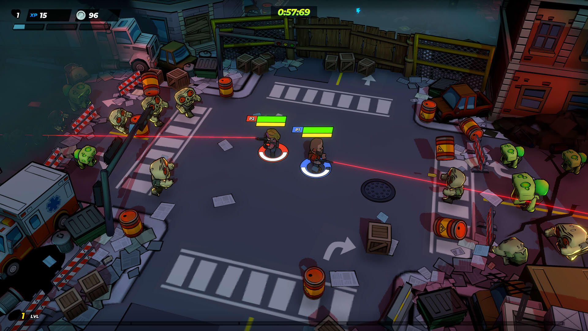 Screenshot for Bullets & Brains