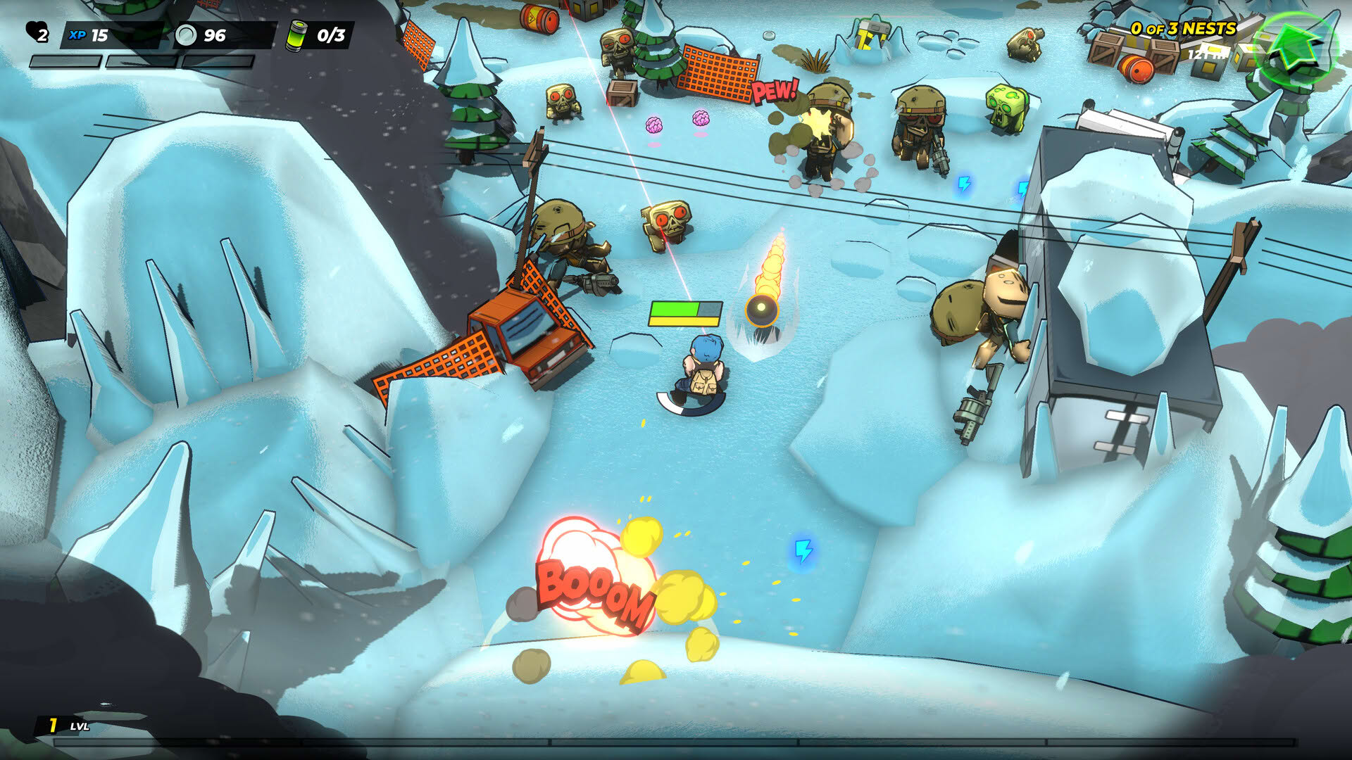 Screenshot for Bullets & Brains