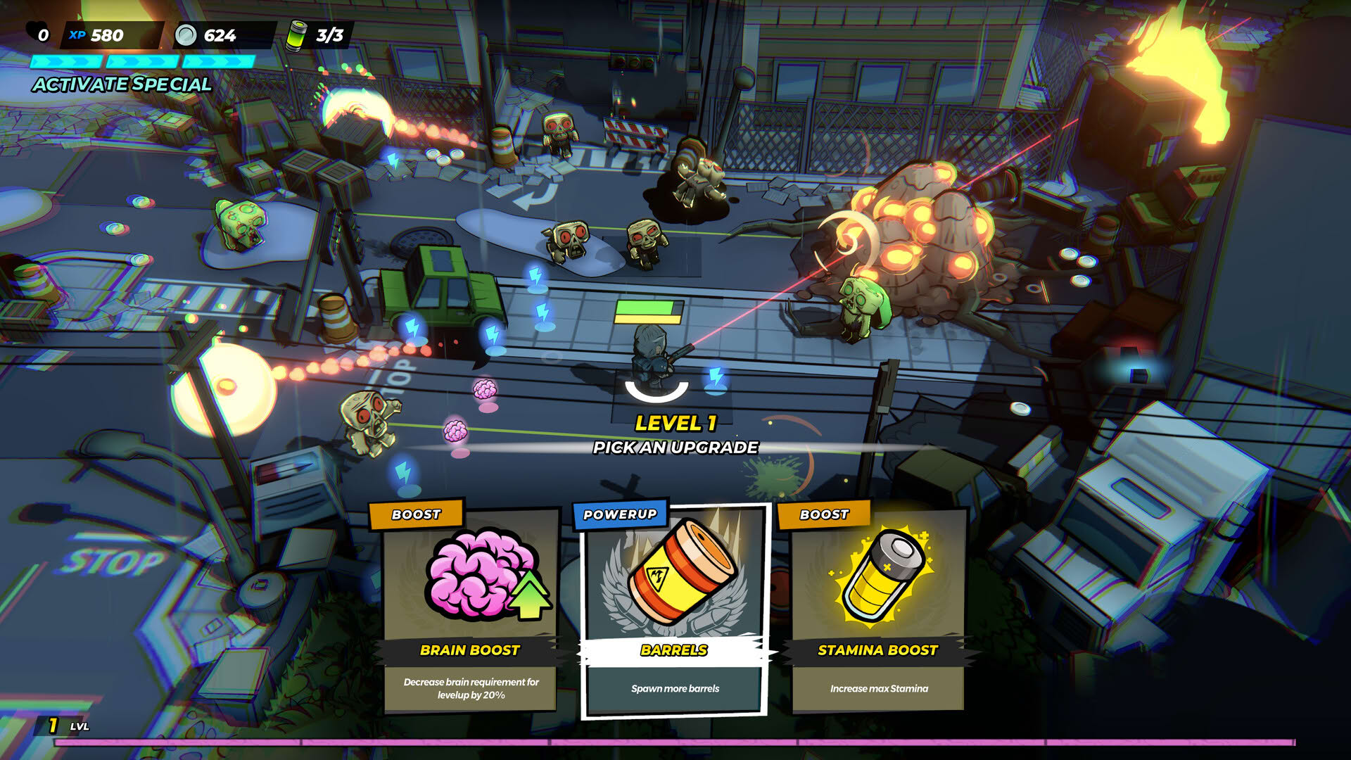 Screenshot for Bullets & Brains