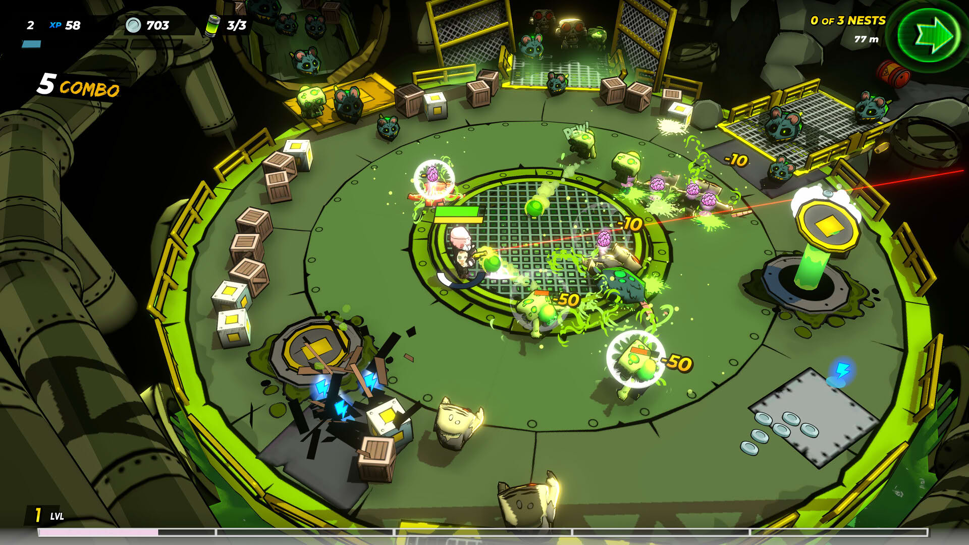 Screenshot for Bullets & Brains