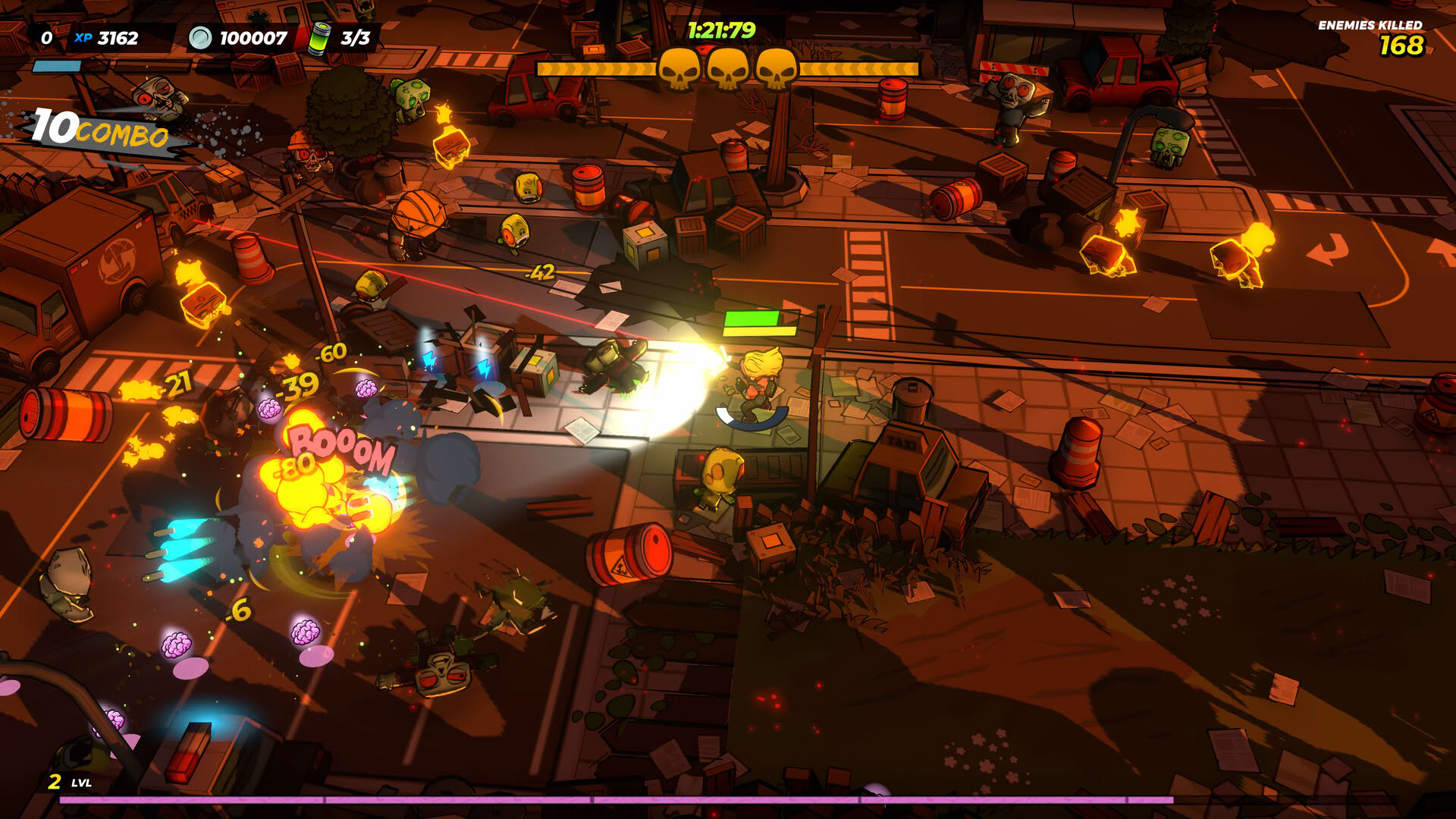 Screenshot for Bullets & Brains
