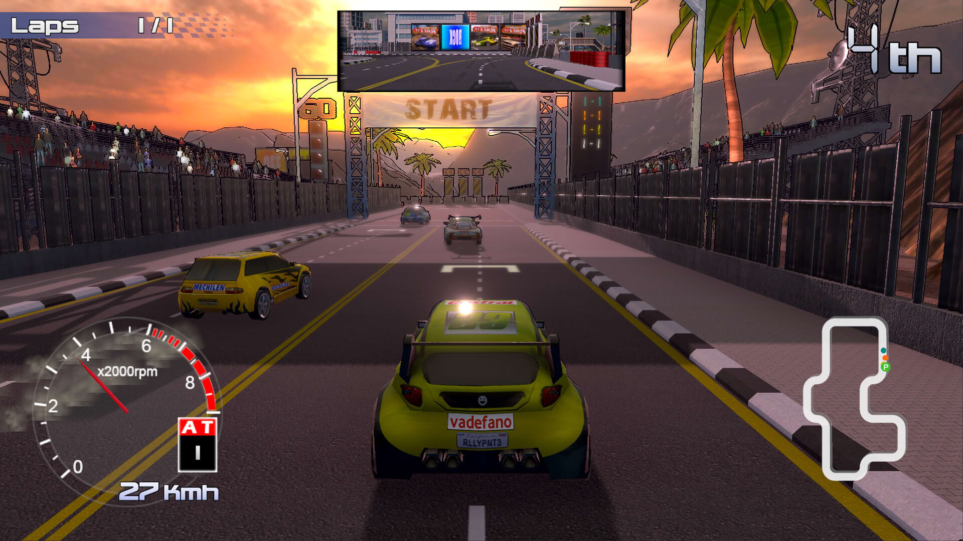 Screenshot for Rally Rock 'N Racing