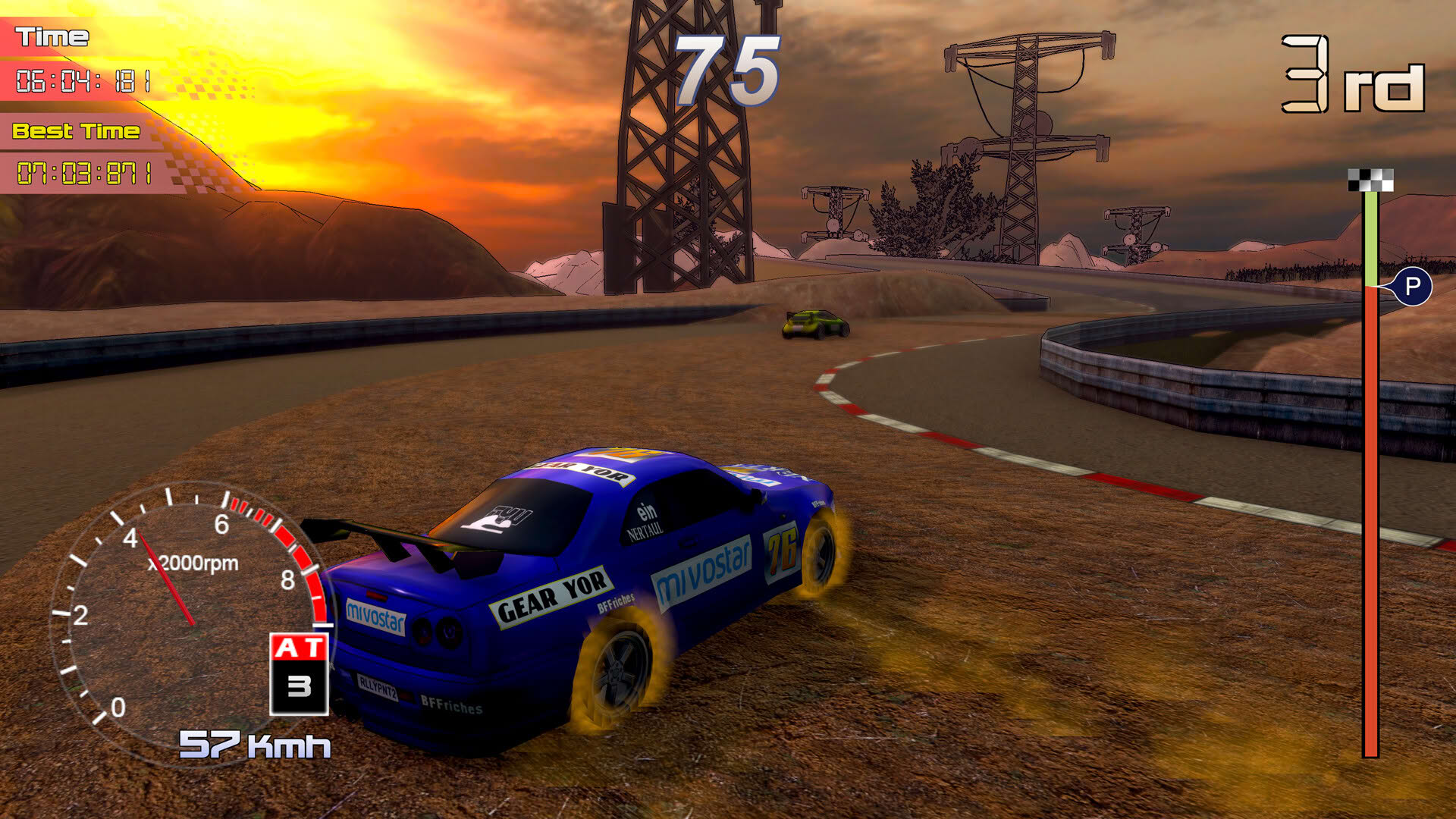 Screenshot for Rally Rock 'N Racing