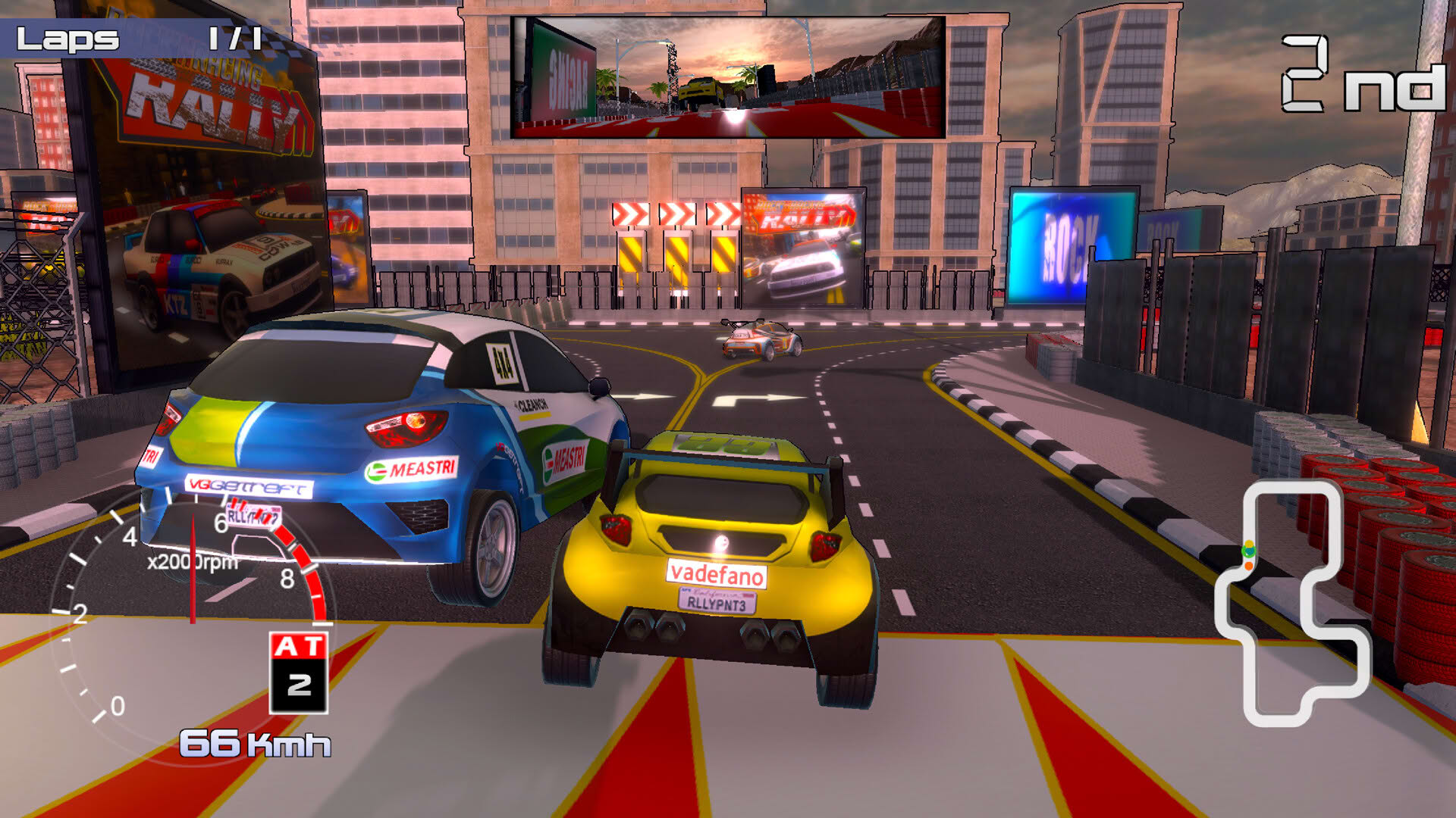 Screenshot for Rally Rock 'N Racing
