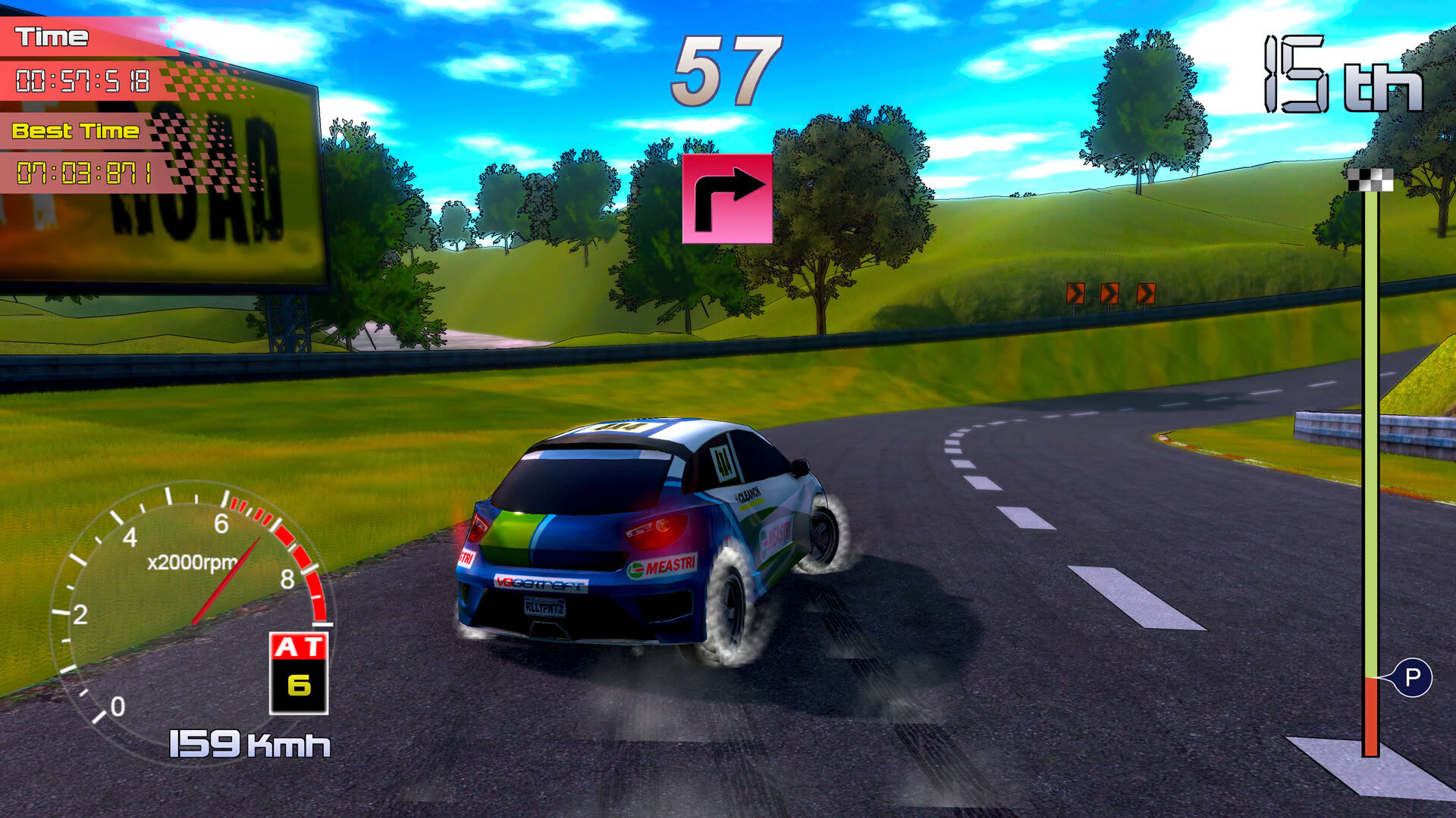 Screenshot for Rally Rock 'N Racing