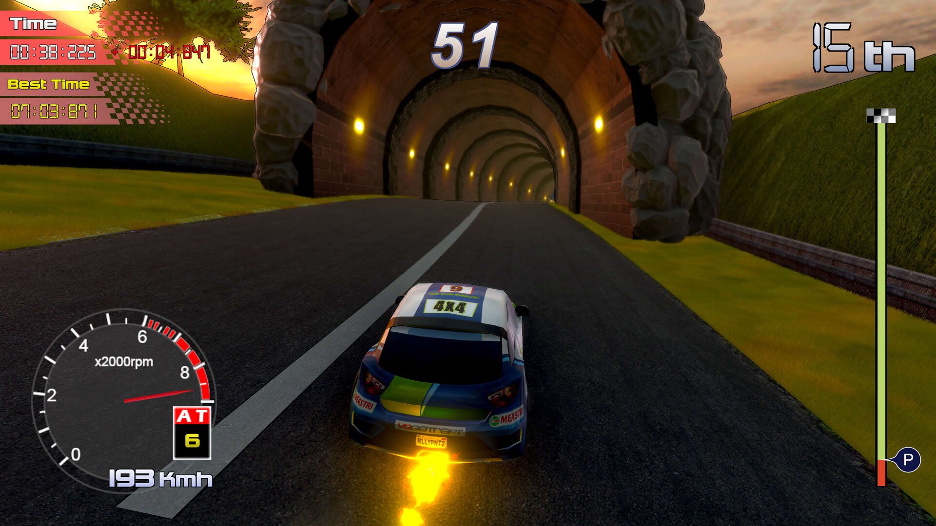 Screenshot for Rally Rock 'N Racing