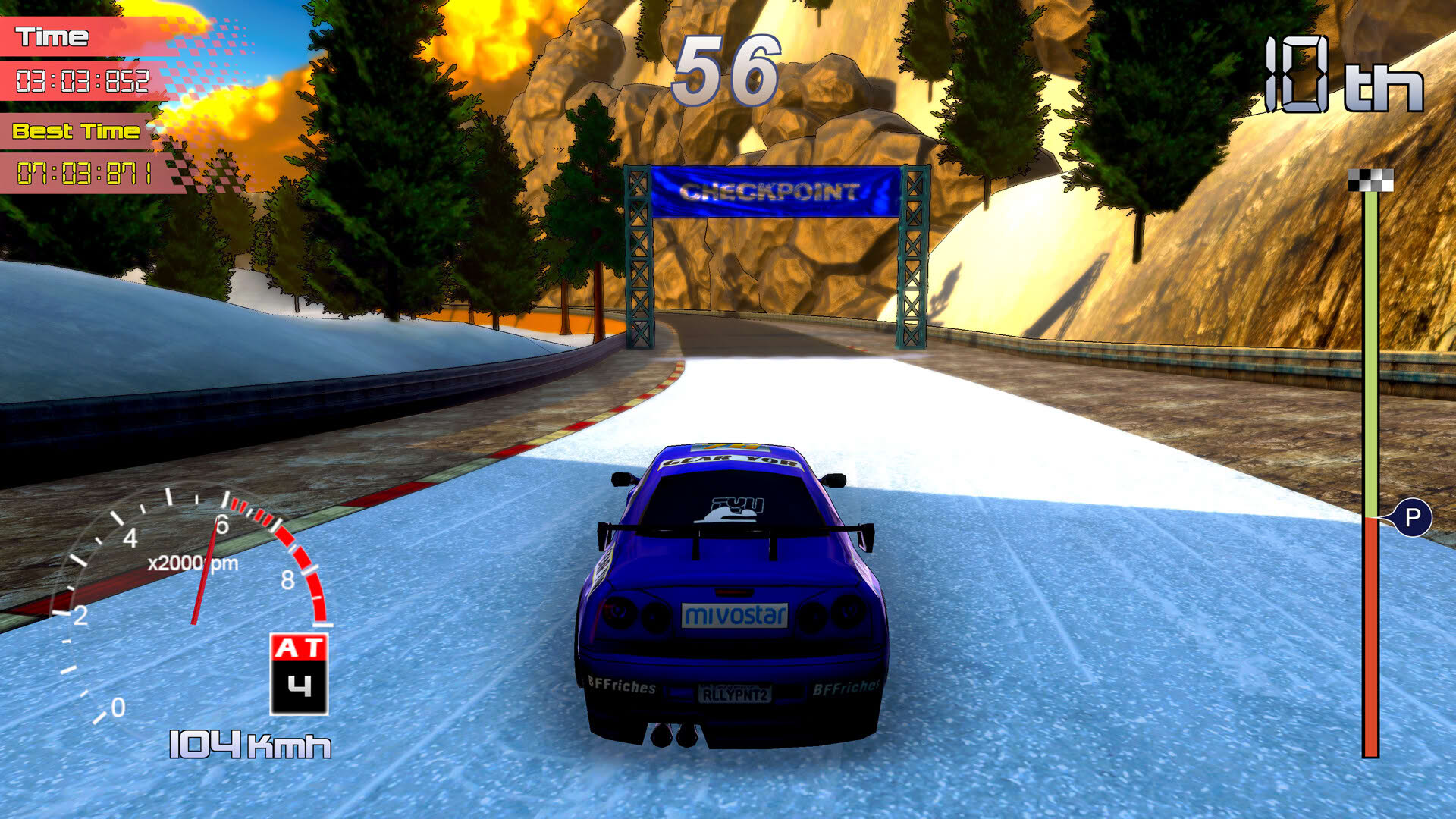 Screenshot for Rally Rock 'N Racing