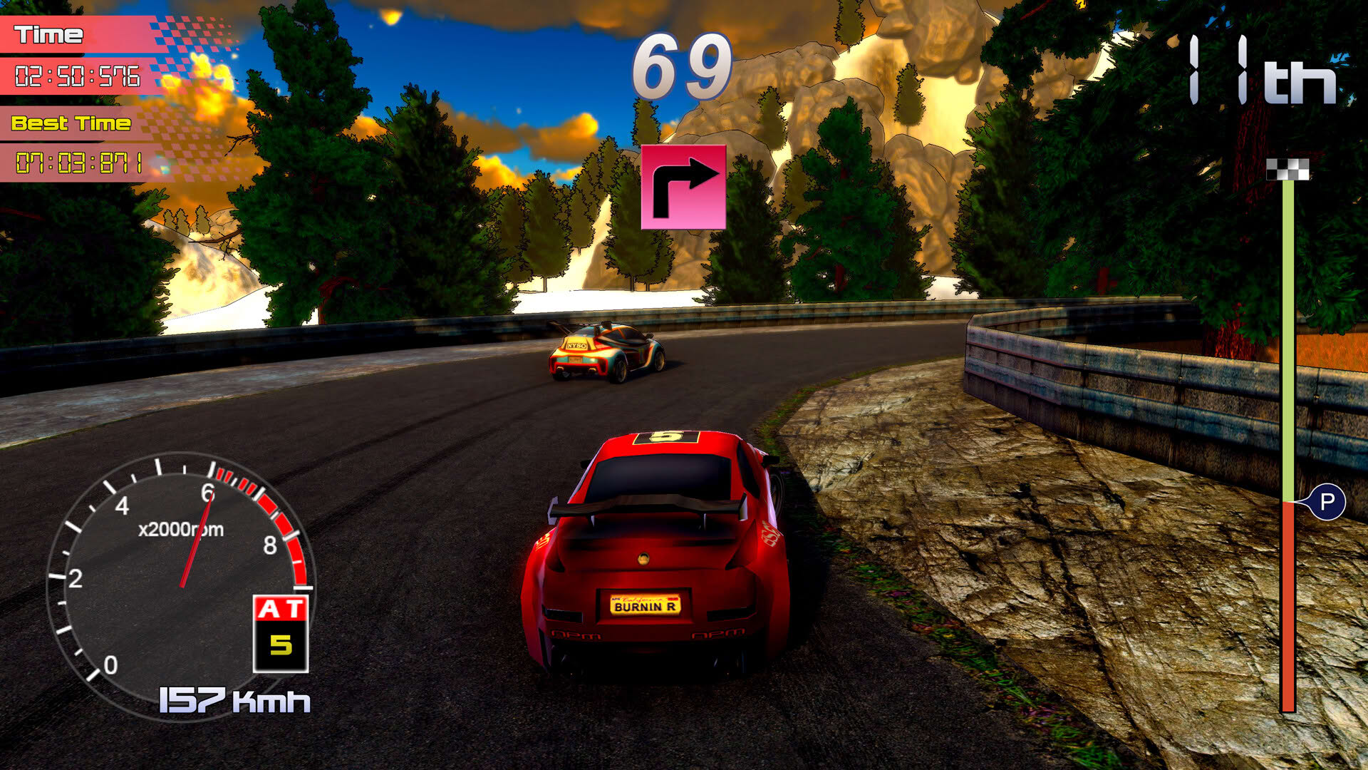 Screenshot for Rally Rock 'N Racing