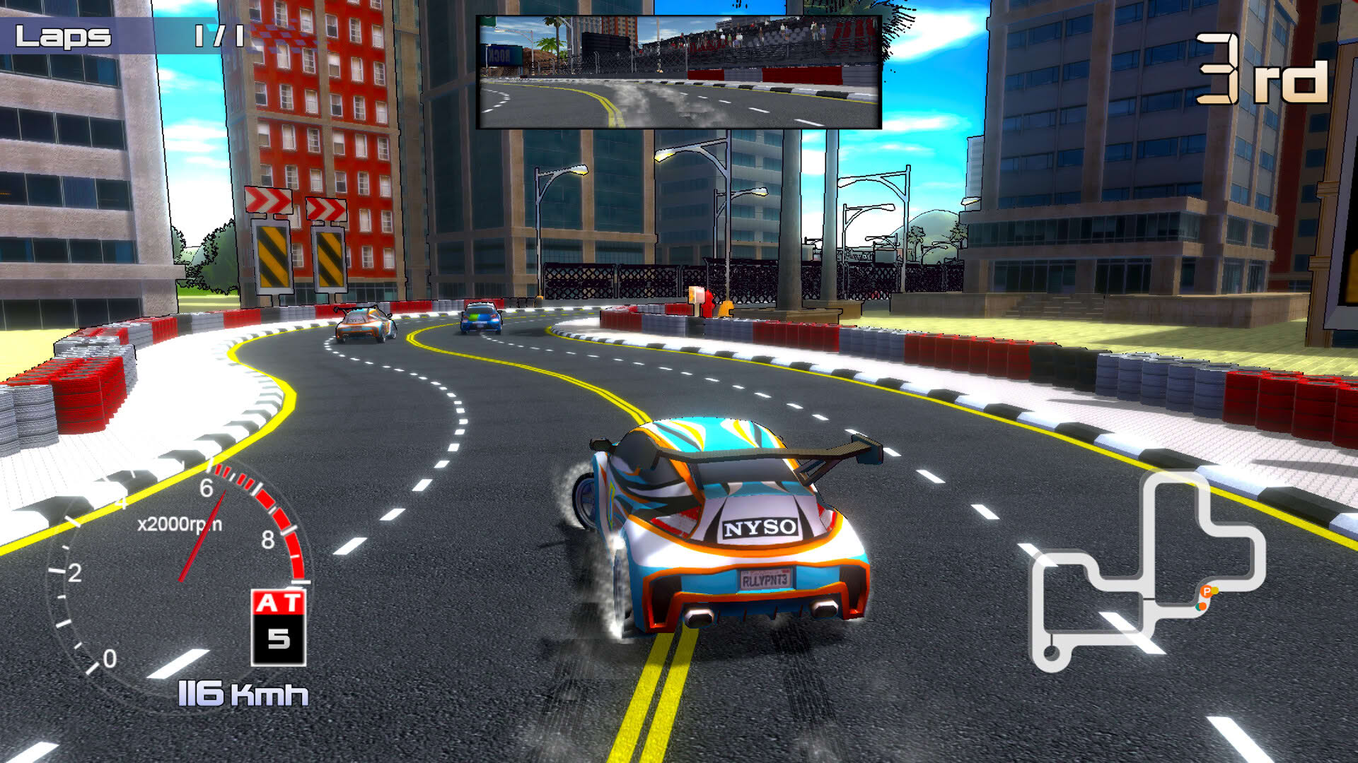 Screenshot for Rally Rock 'N Racing