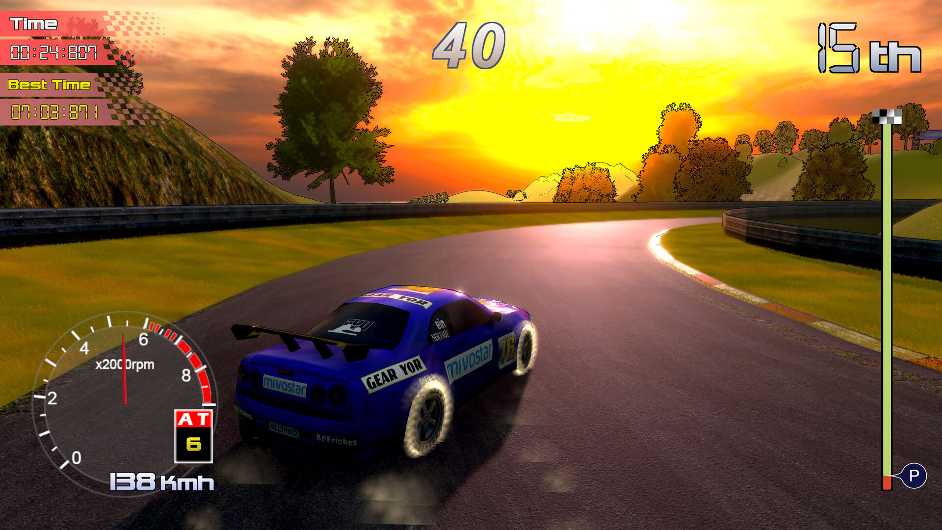 Screenshot for Rally Rock 'N Racing