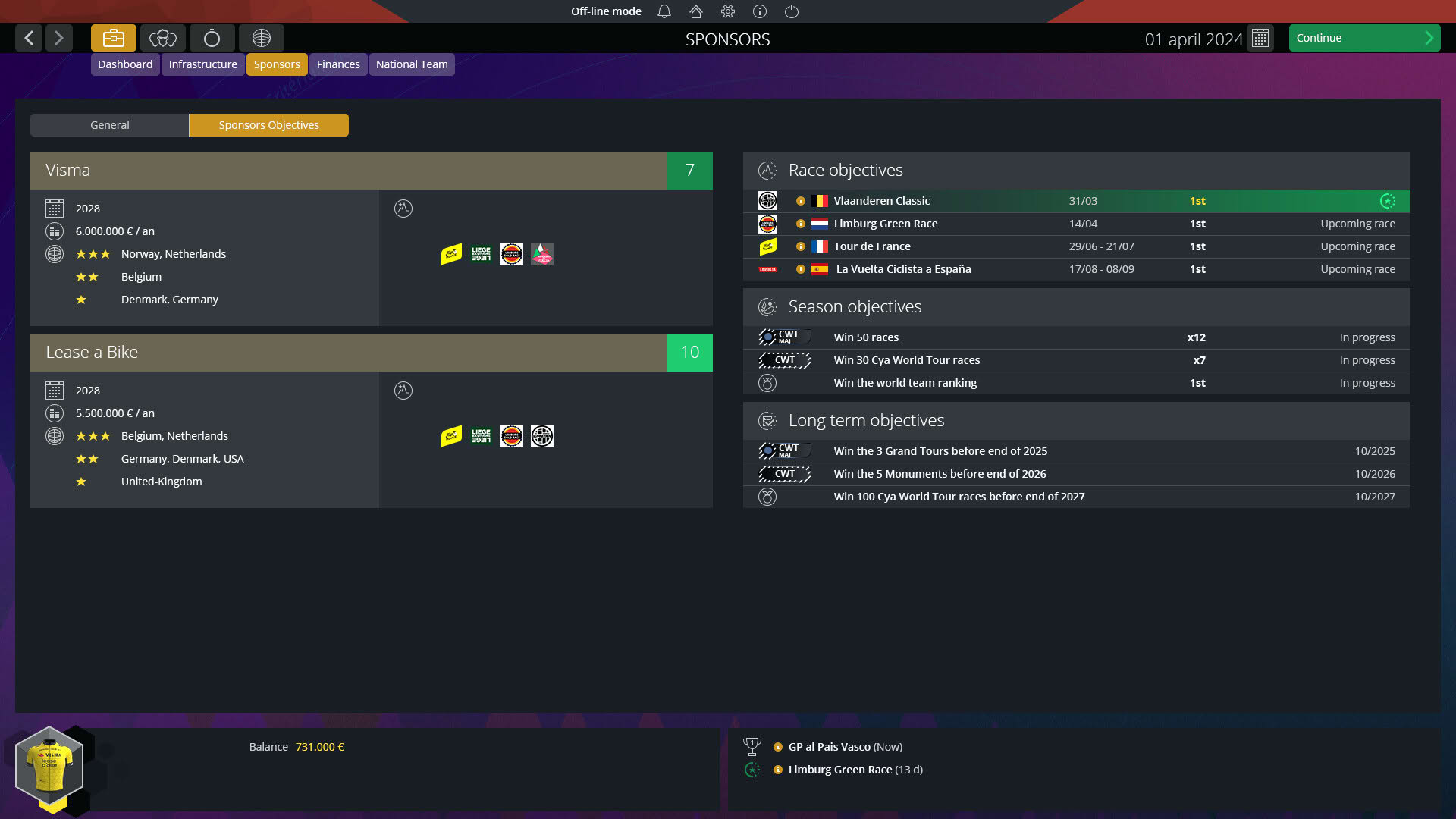 Screenshot for Pro Cycling Manager 2024