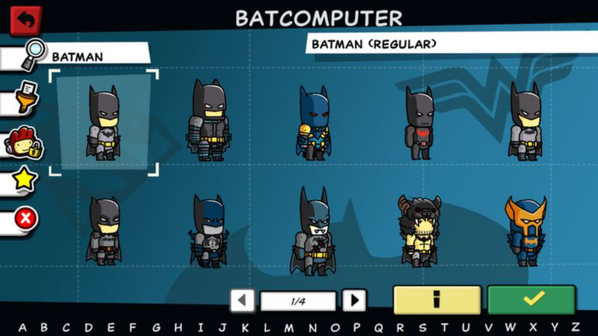 Screenshot for Scribblenauts Unmasked: A DC Comics Adventure