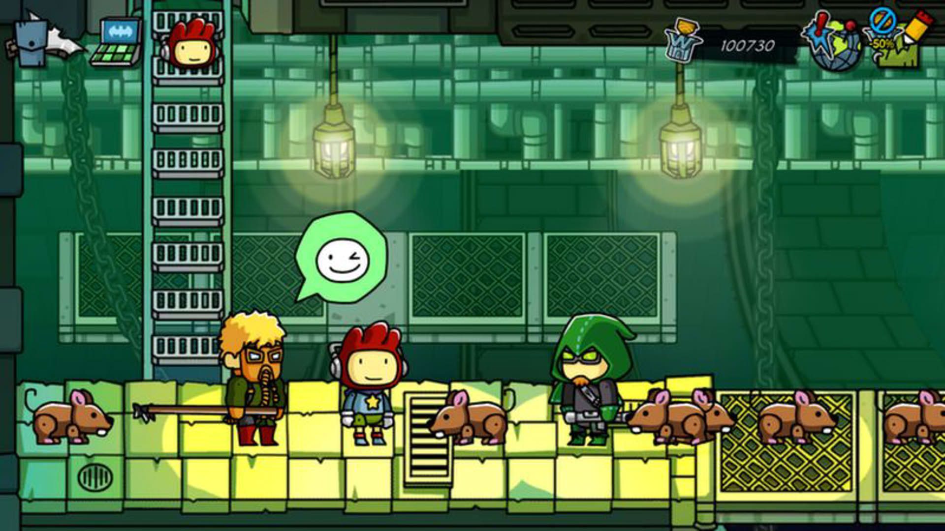 Screenshot for Scribblenauts Unmasked: A DC Comics Adventure