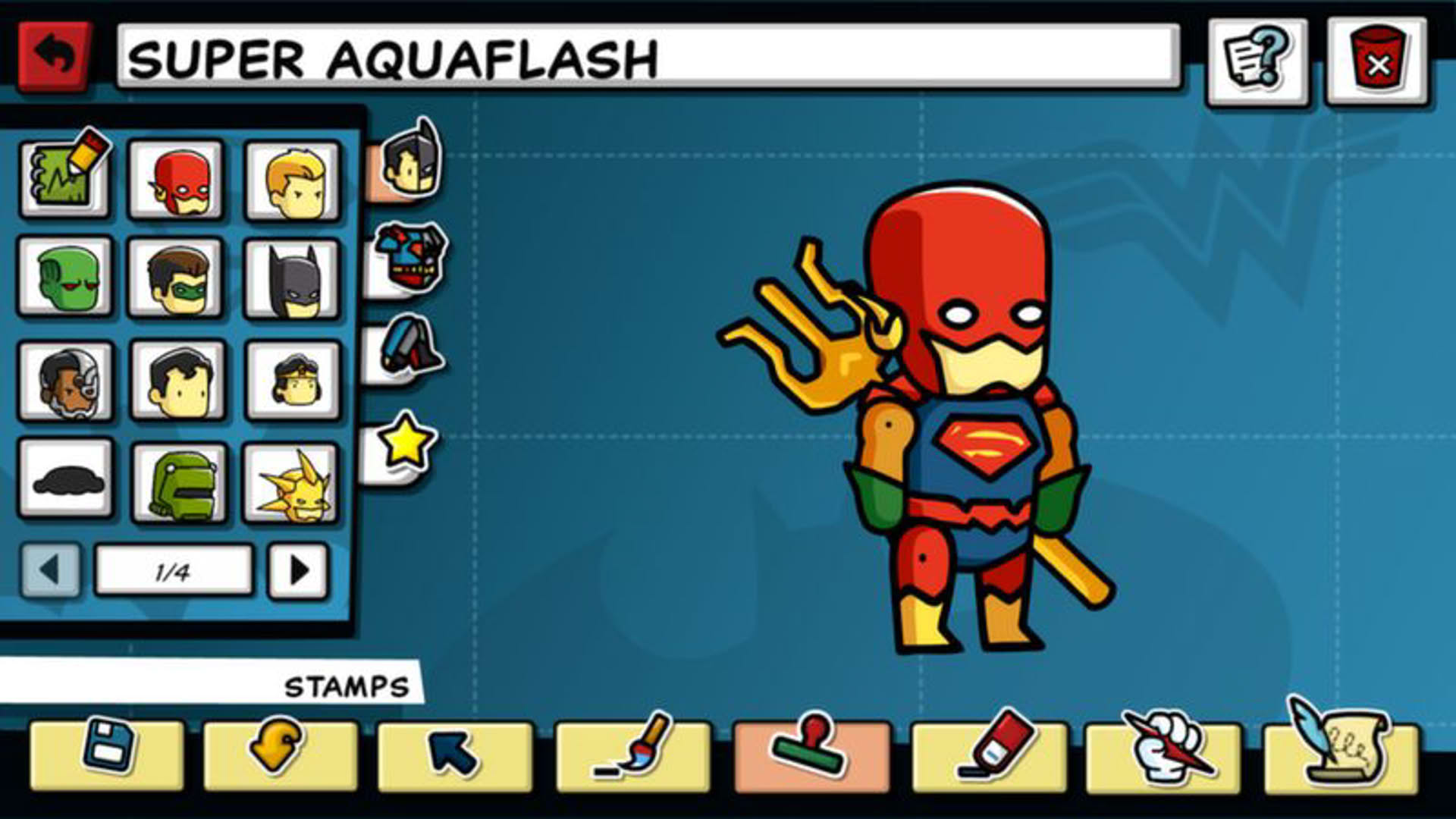 Screenshot for Scribblenauts Unmasked: A DC Comics Adventure