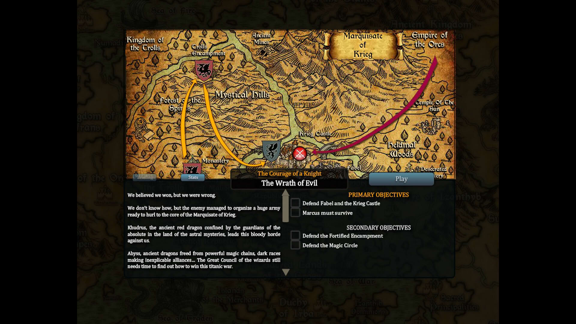 Screenshot for Fantasy Kommander: Eukarion Wars