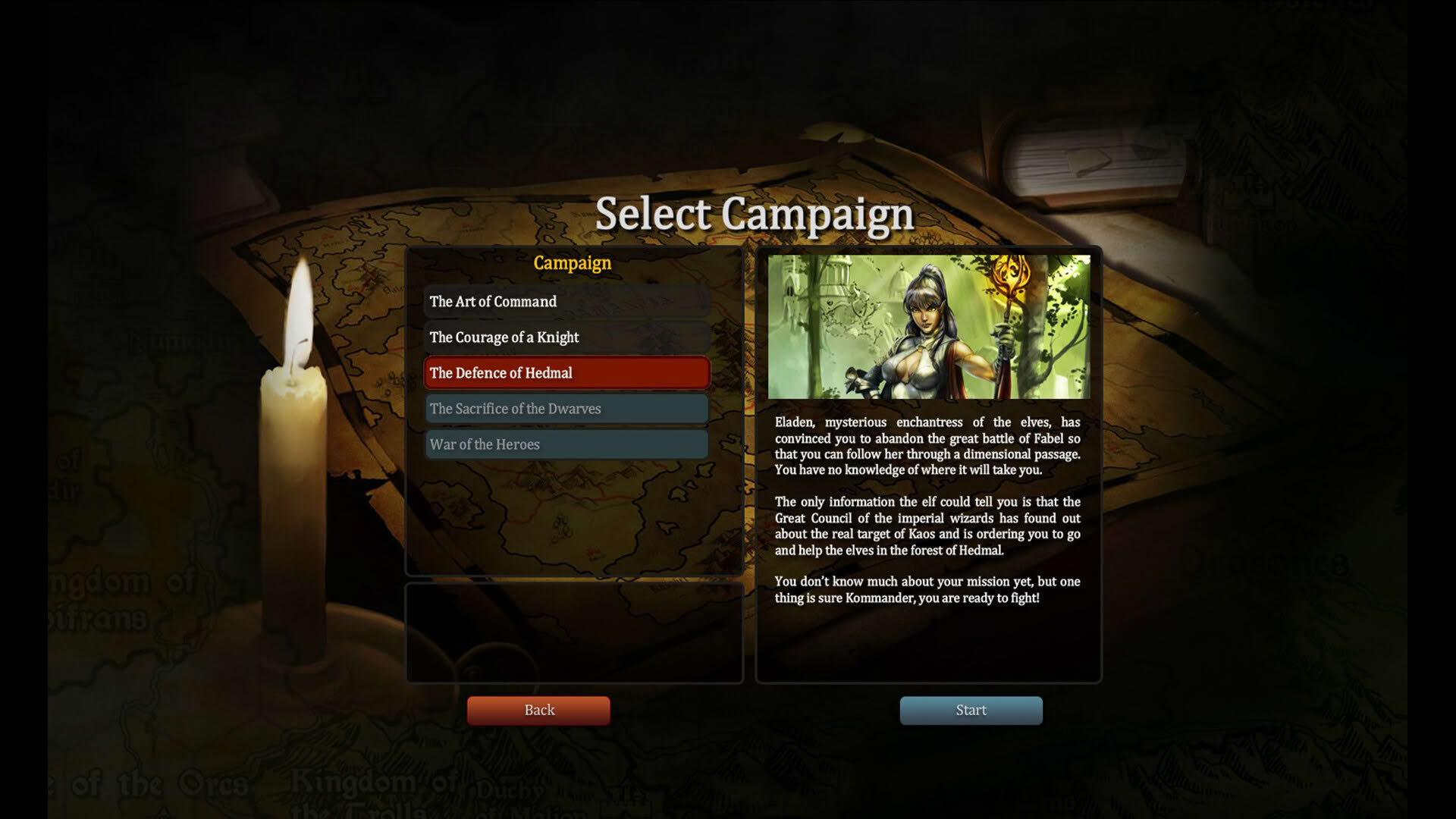 Screenshot for Fantasy Kommander: Eukarion Wars