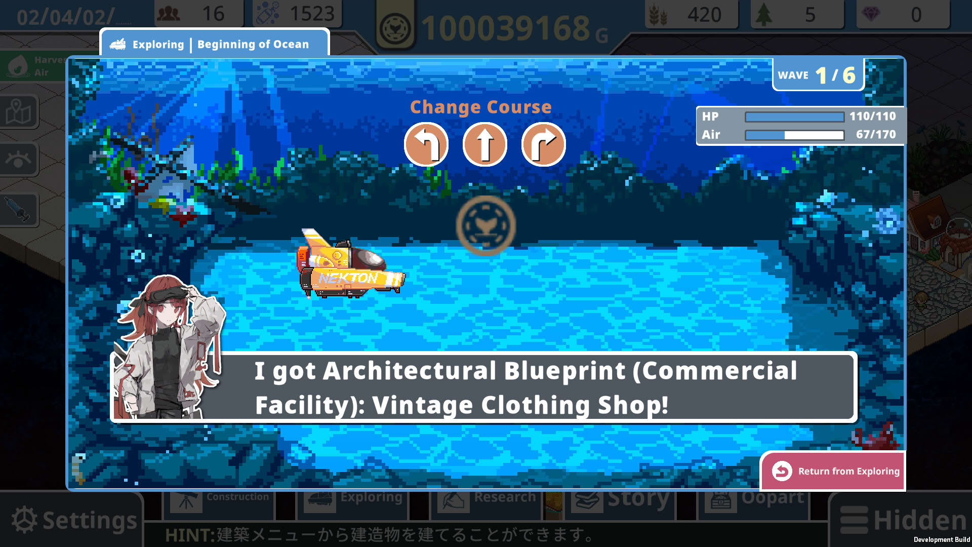 Screenshot for Helle's Undersea City Project: Bringing Air to The Garden
