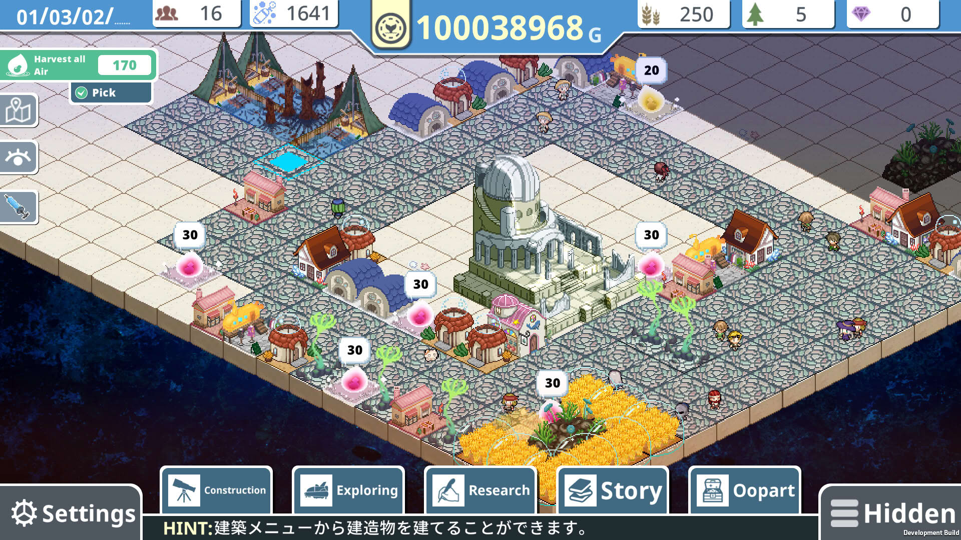 Screenshot for Helle's Undersea City Project: Bringing Air to The Garden