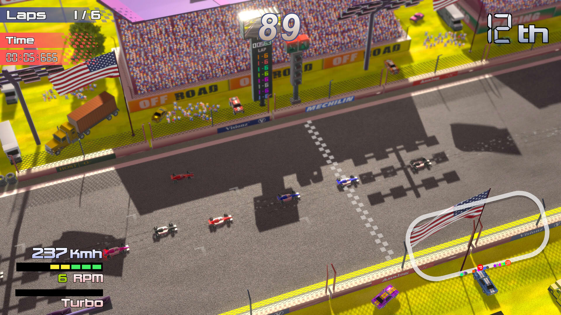 Screenshot for Grand Prix Rock 'N Racing