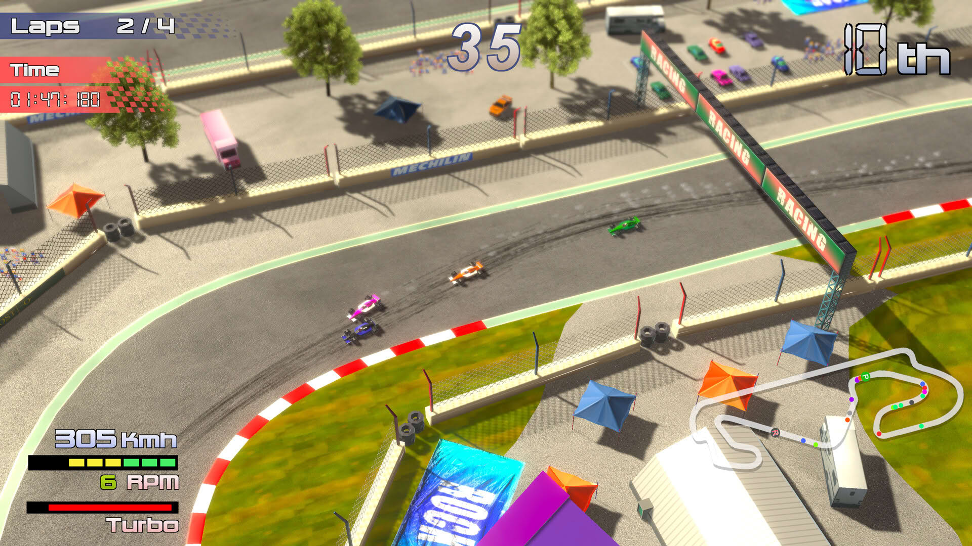 Screenshot for Grand Prix Rock 'N Racing