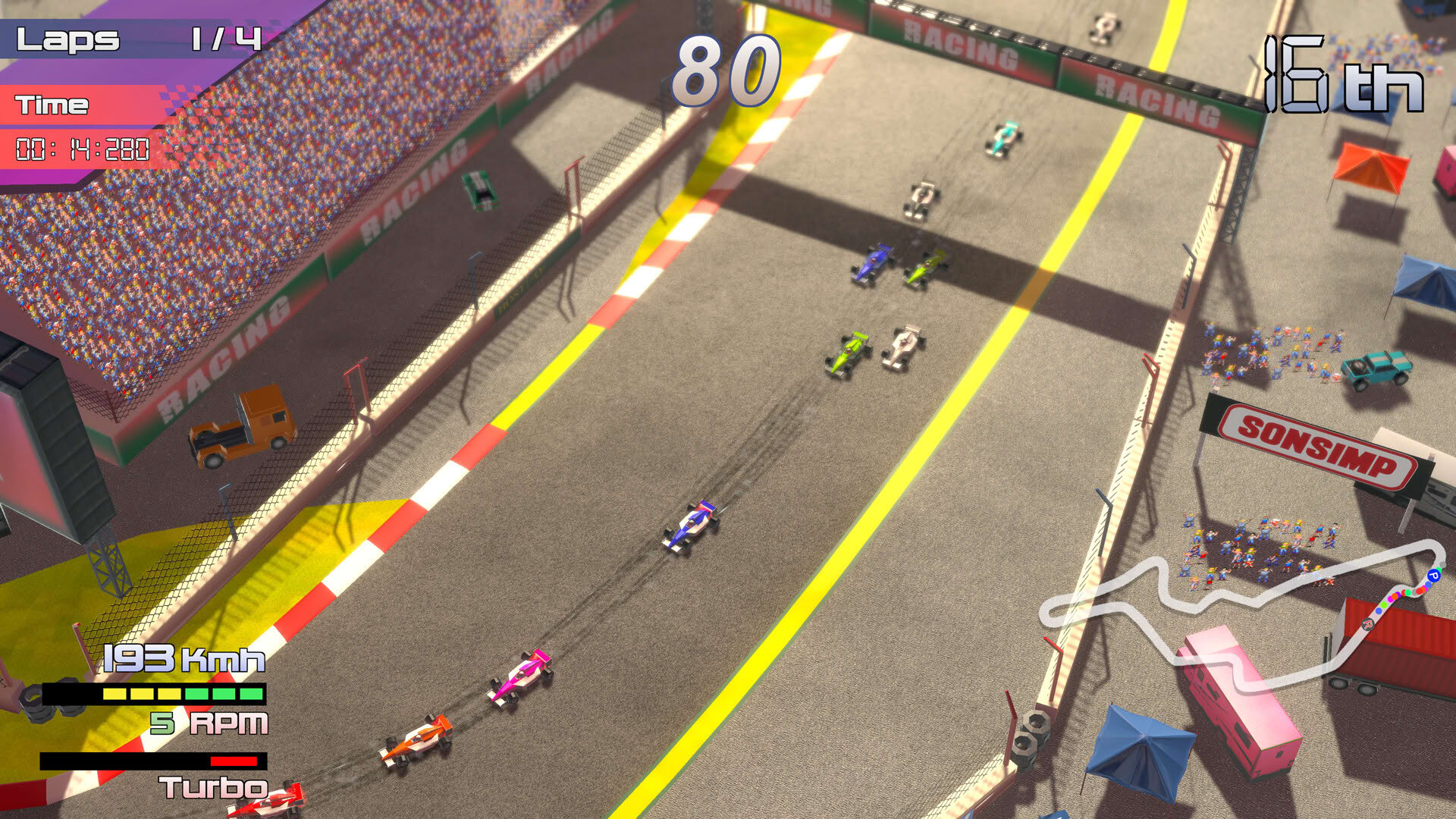 Screenshot for Grand Prix Rock 'N Racing