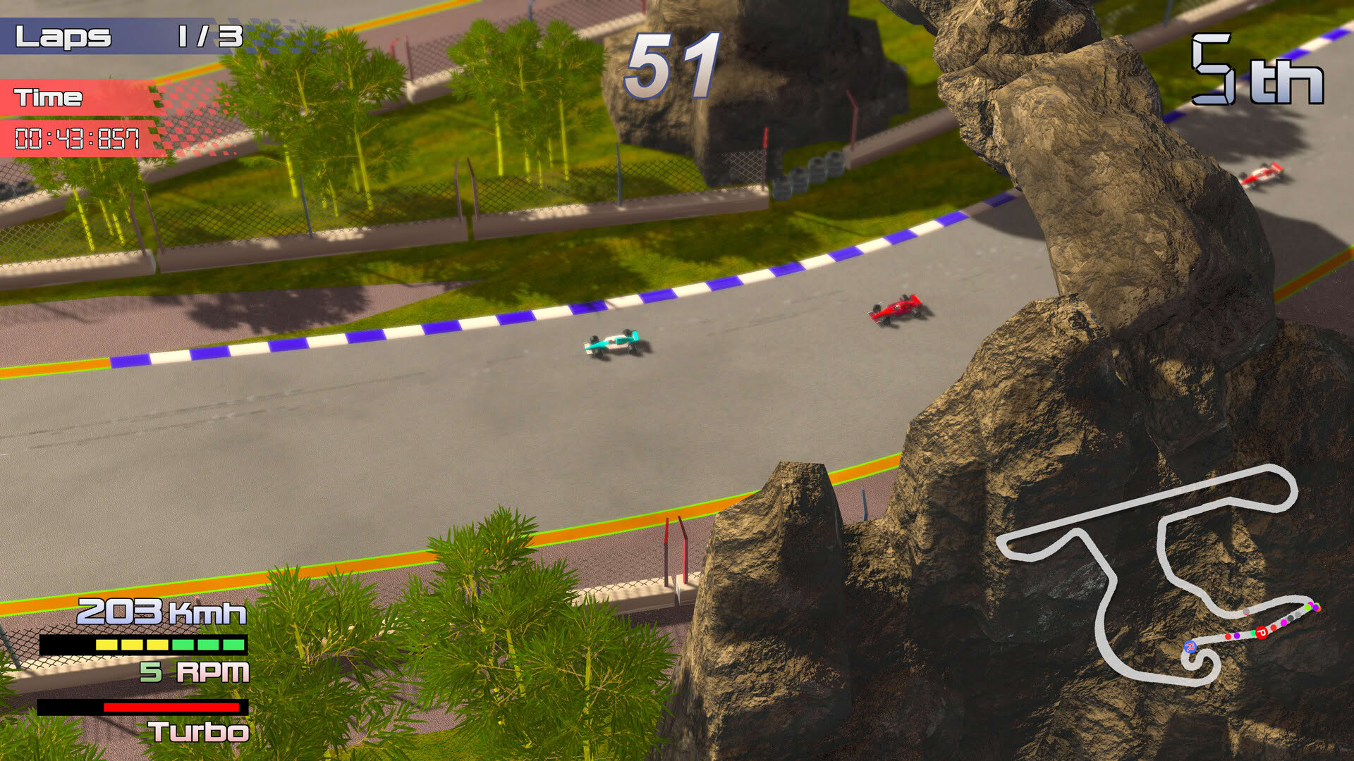 Screenshot for Grand Prix Rock 'N Racing
