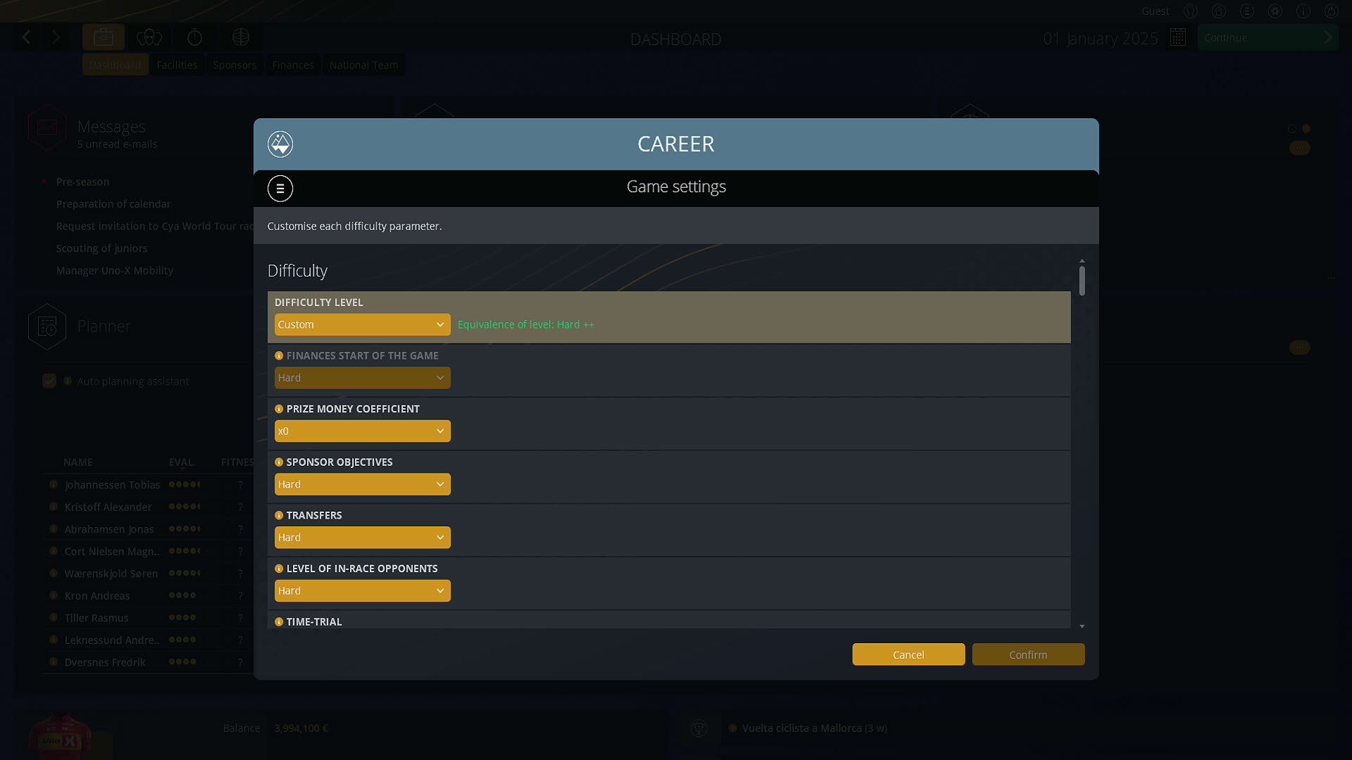 Screenshot for Pro Cycling Manager 25