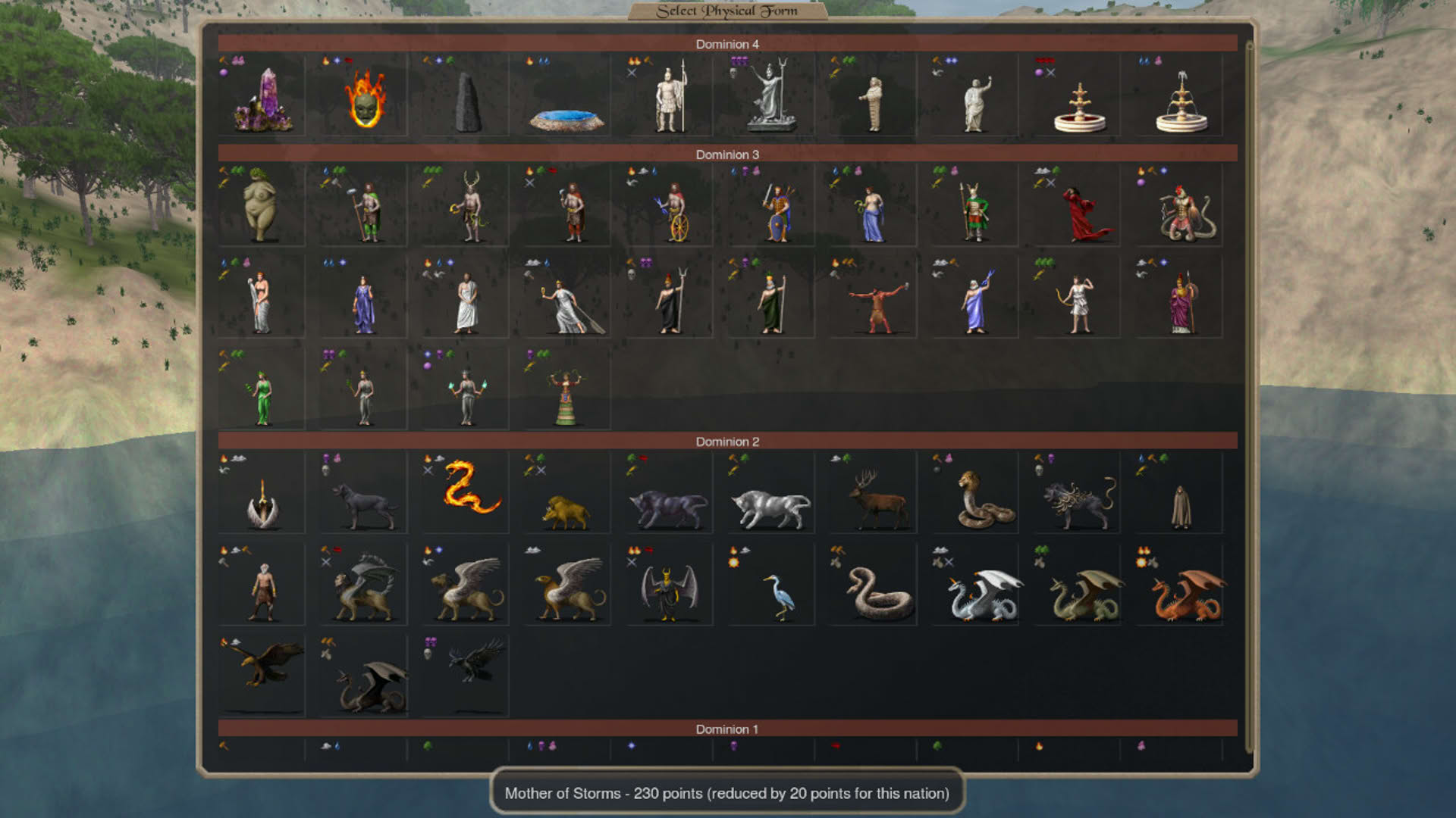 Screenshot for Dominions 6: Rise of the Pantokrator