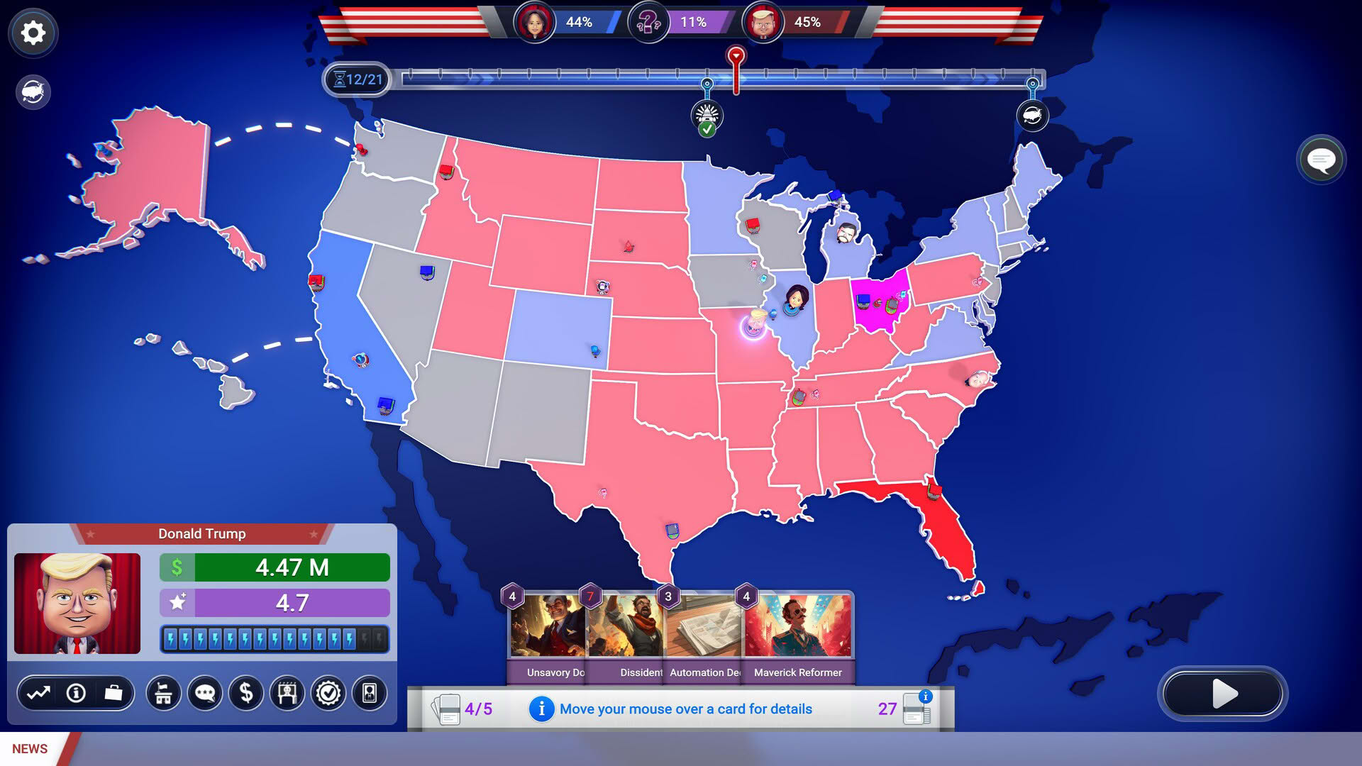Screenshot for The Political Machine 2024