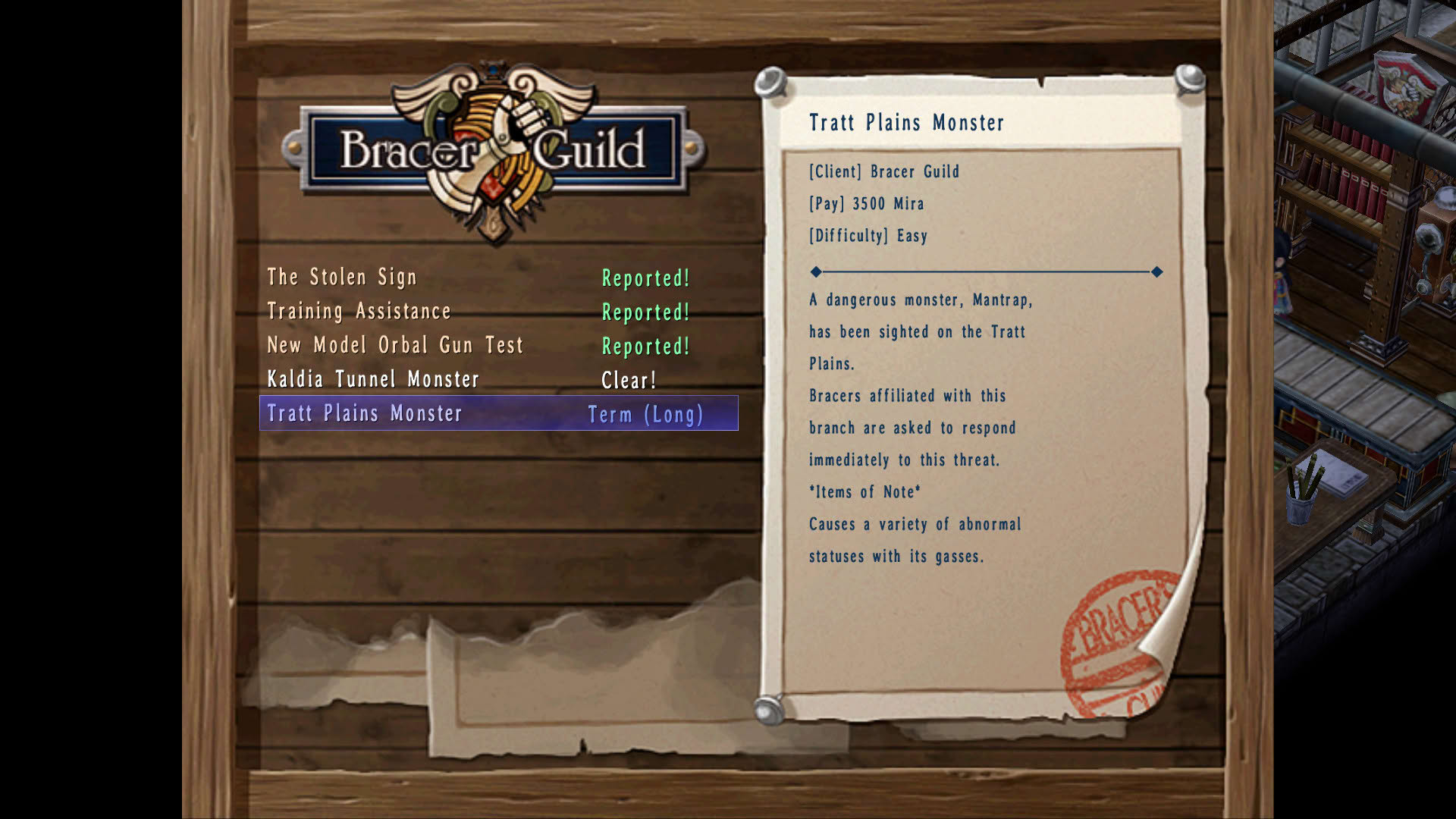 Screenshot for The Legend of Heroes: Trails in the Sky SC